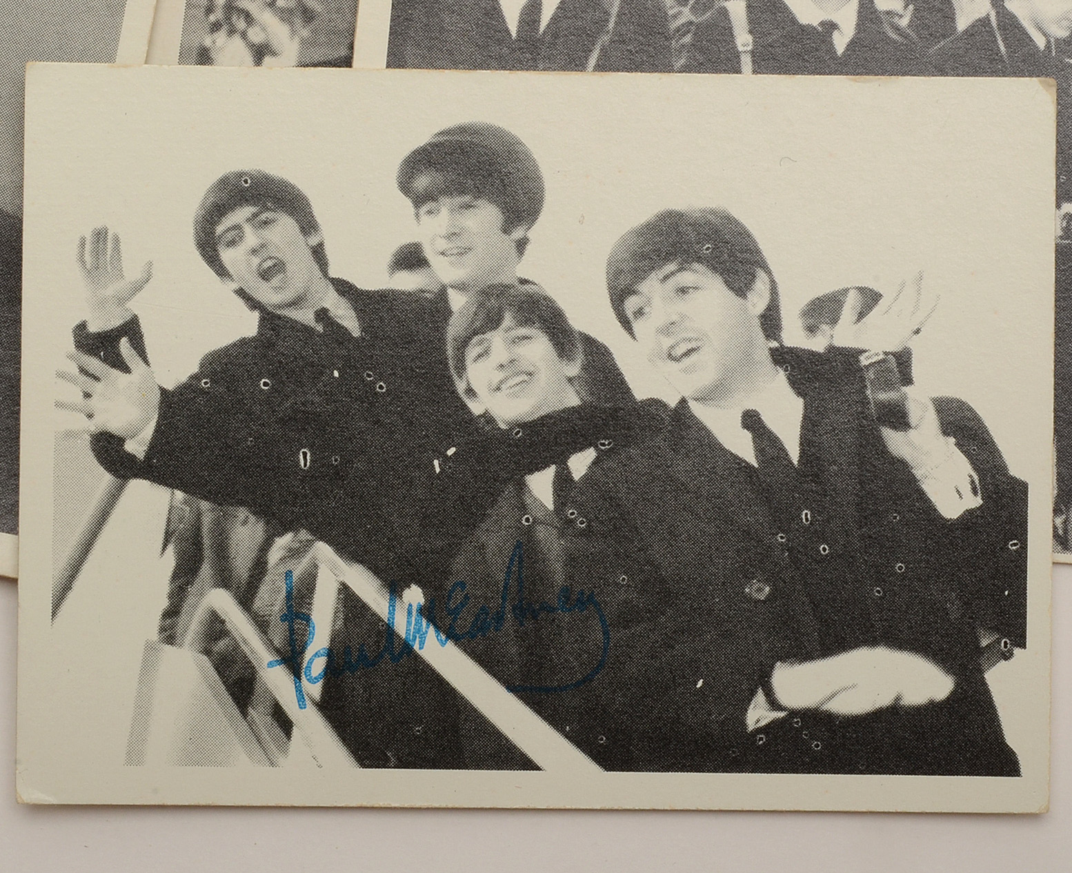 Beatles' T.C.G. Trading Cards and Plastic Badge