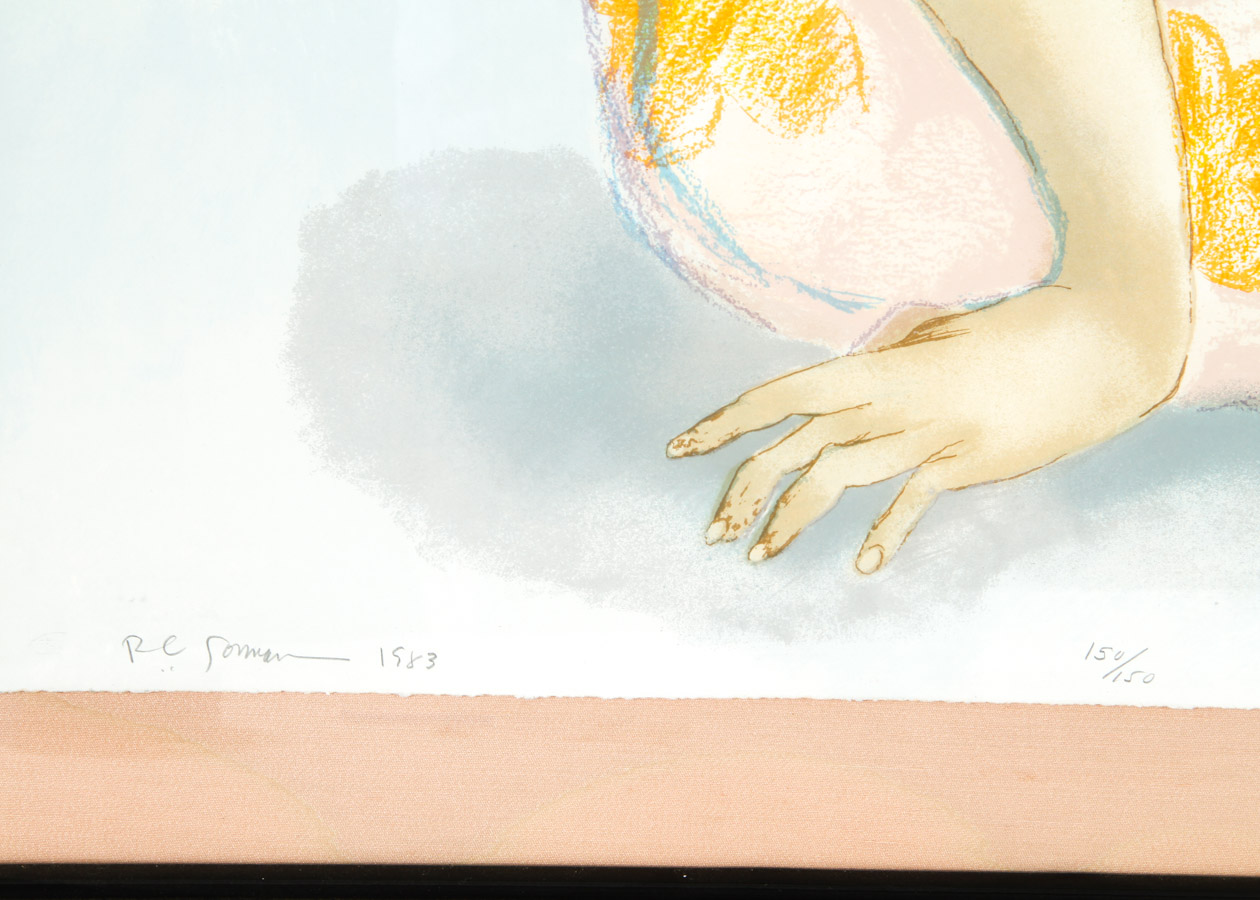 R.C. Gorman Serigraph on Paper "Woman from Maui"