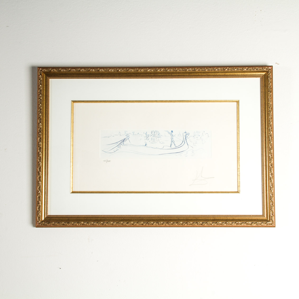 Salvador Dali Etching "Visions of Venice"