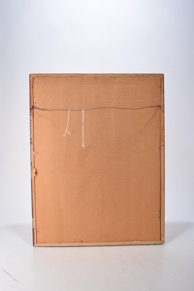 Framed Original Splatter Pen and Ink Drawing