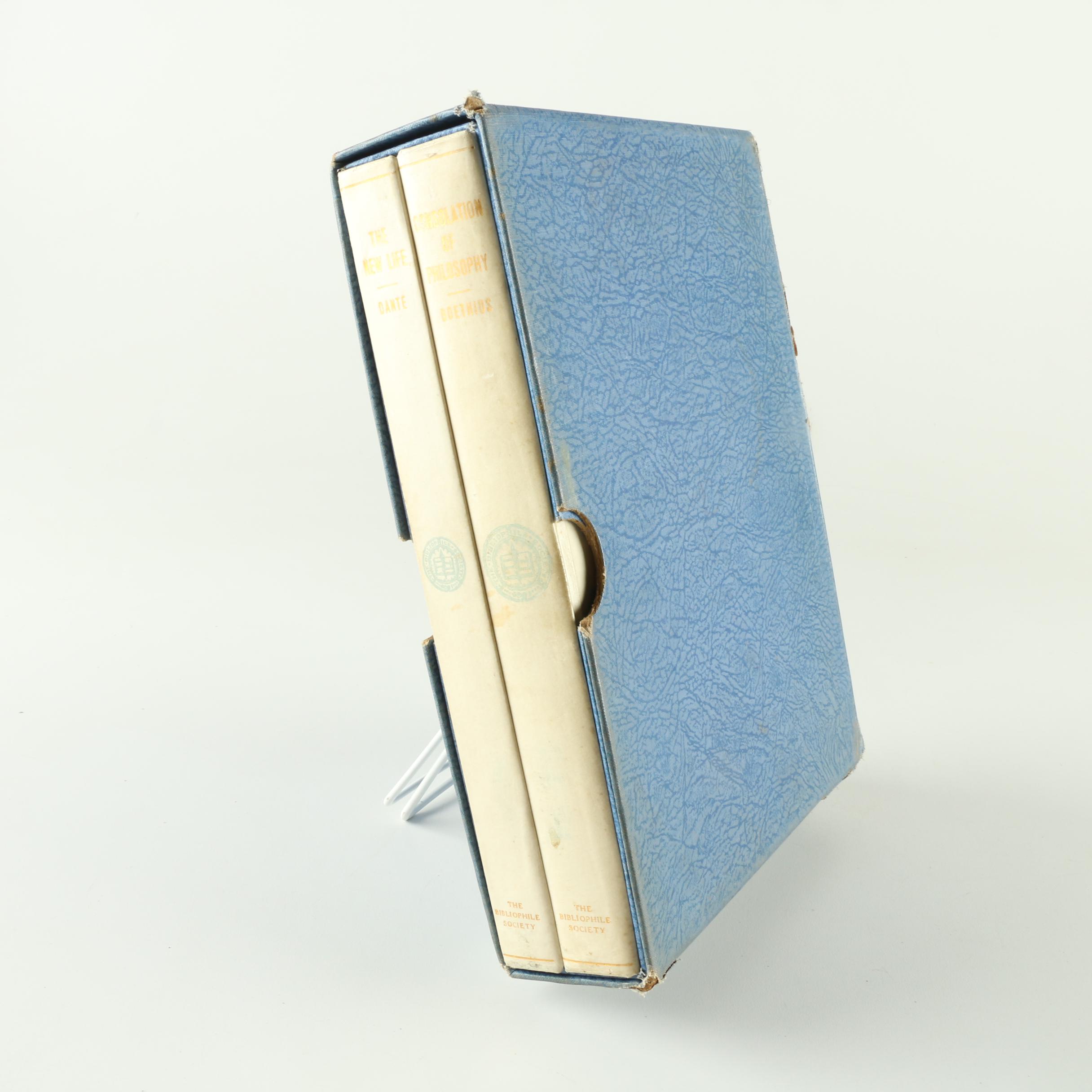 1930 Two-Volume "Boethius and Dante" by the Bibliophile Society