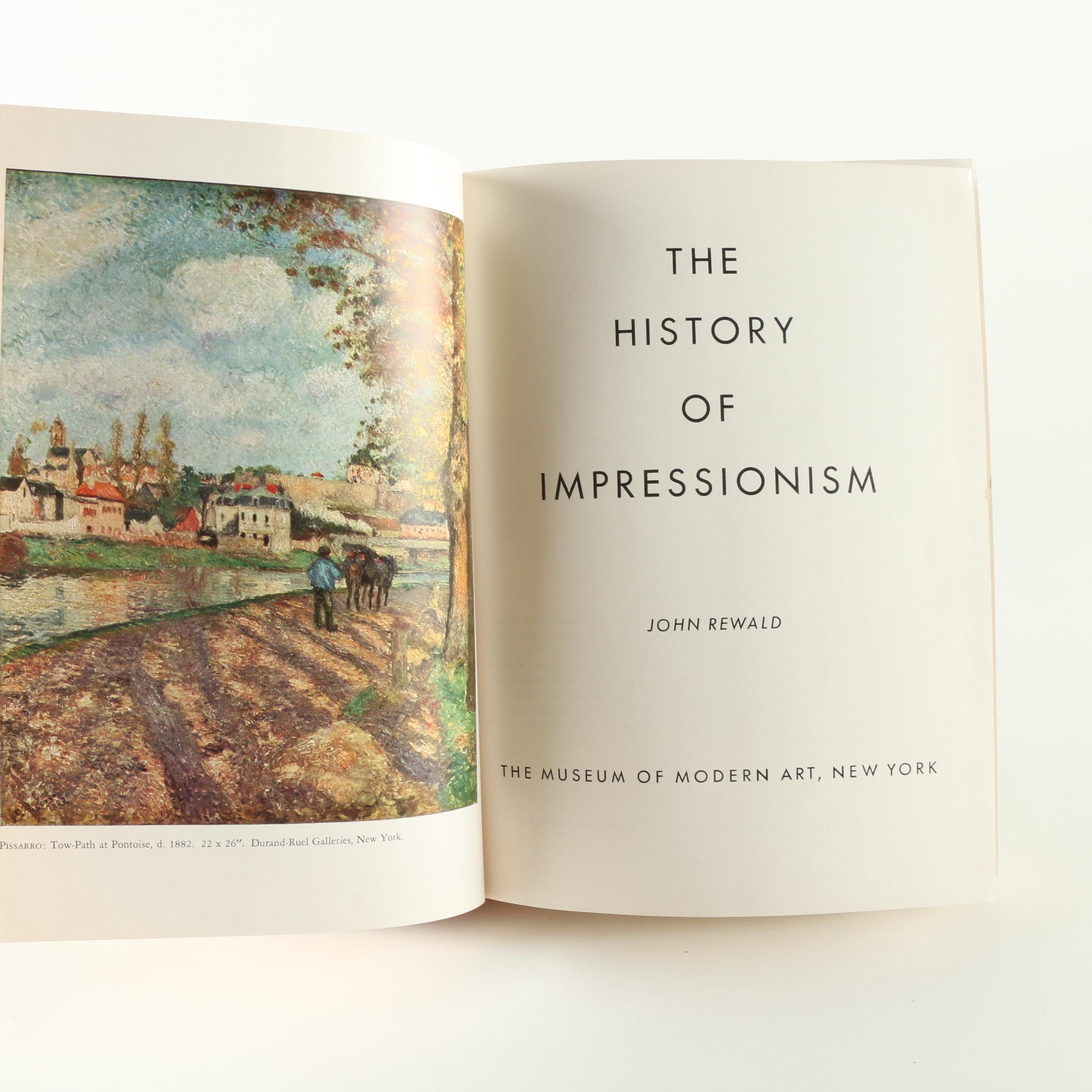 1946 "The History of Impressionism" by John Rewald