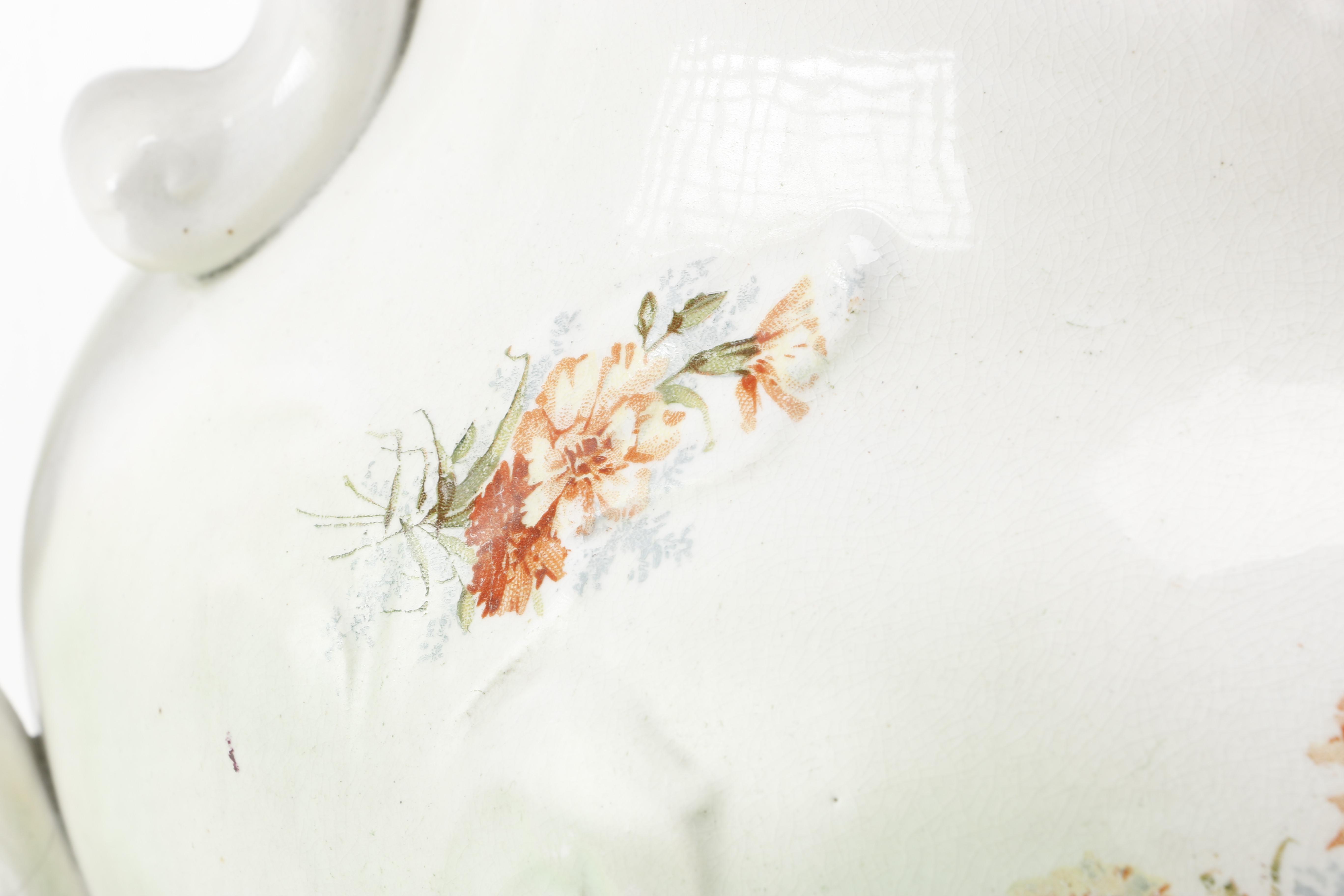 Antique Ceramic Vases Including Warwick Semi-Porcelain