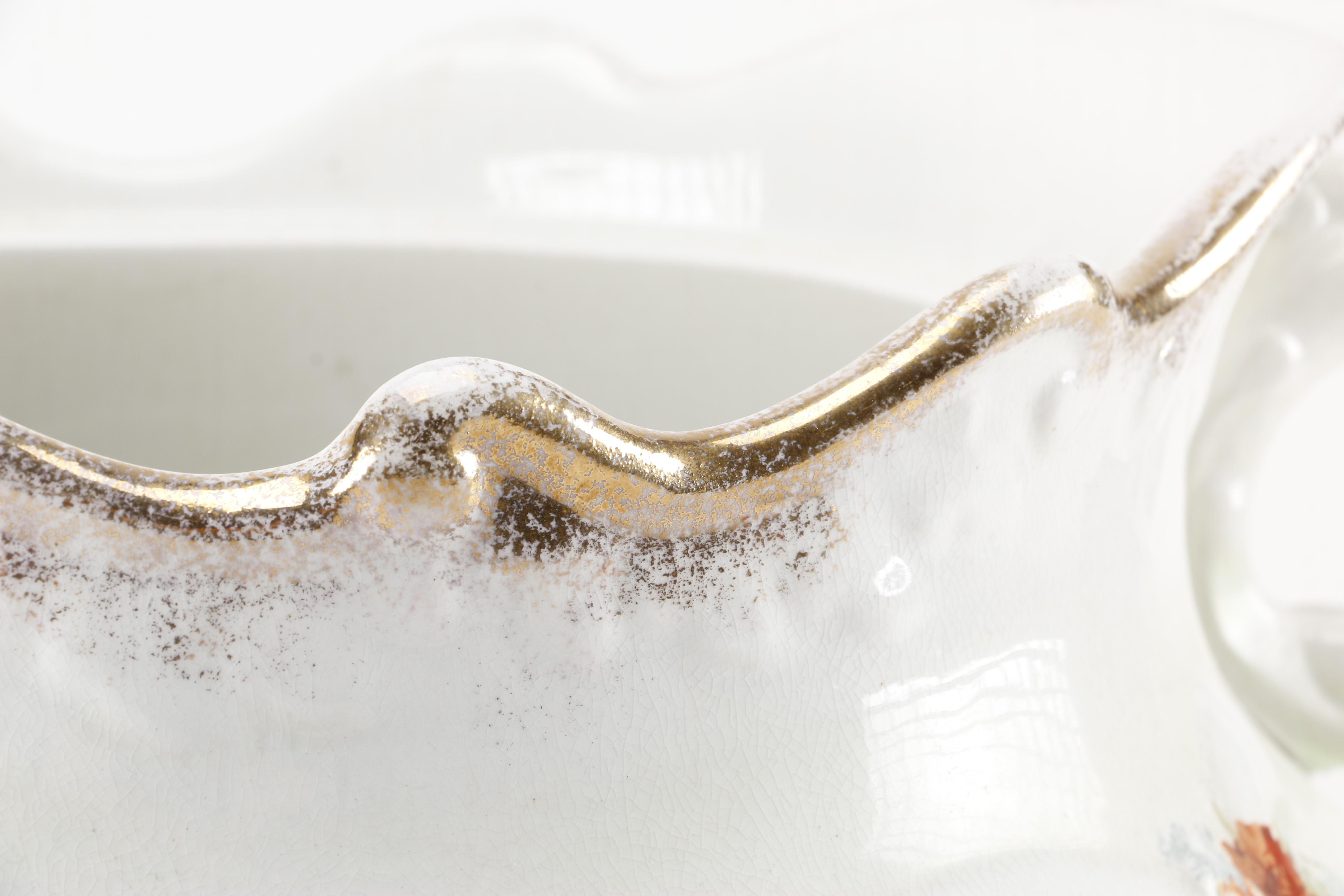 Antique Ceramic Vases Including Warwick Semi-Porcelain