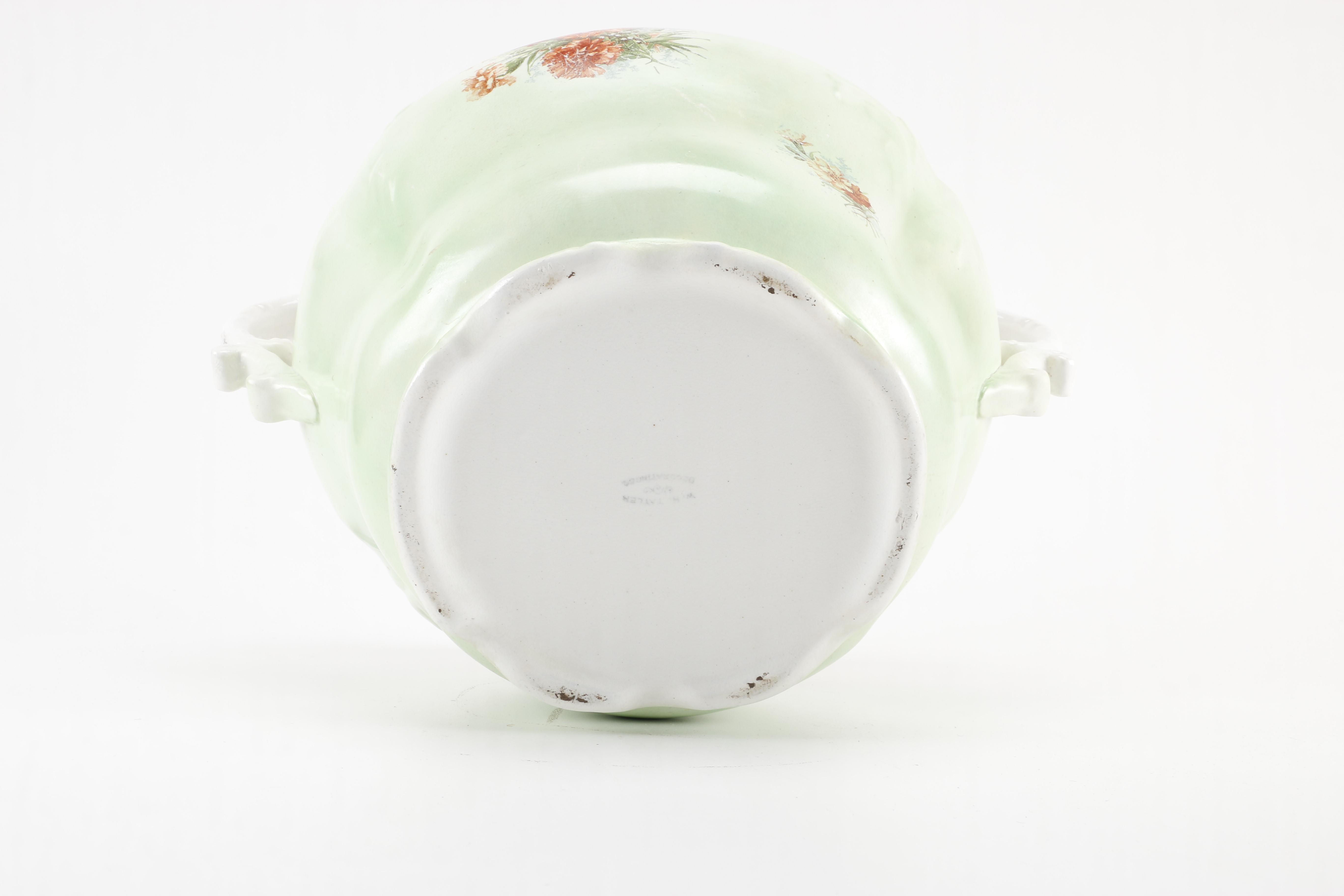 Antique Ceramic Vases Including Warwick Semi-Porcelain