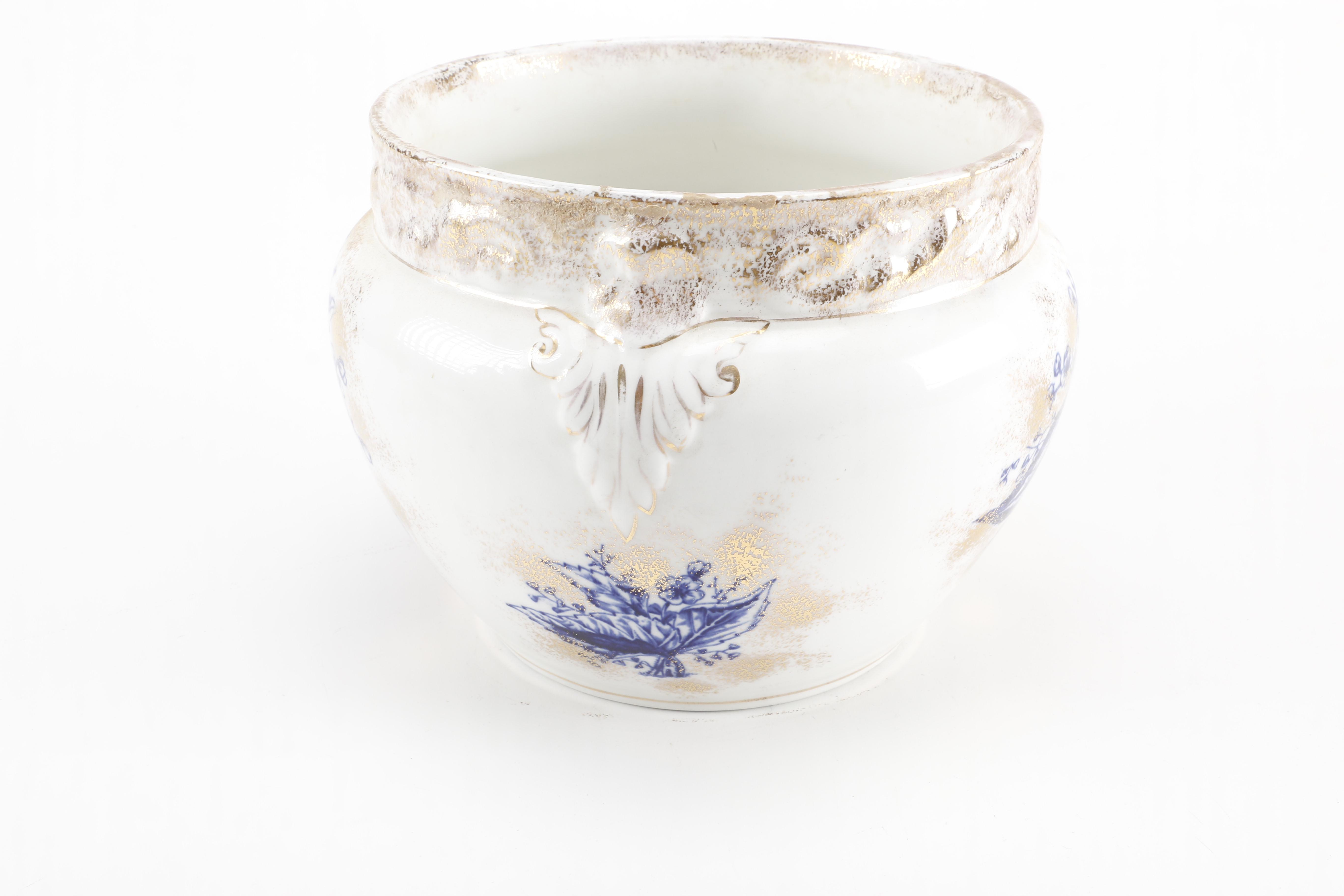 Antique Ceramic Vases Including Warwick Semi-Porcelain