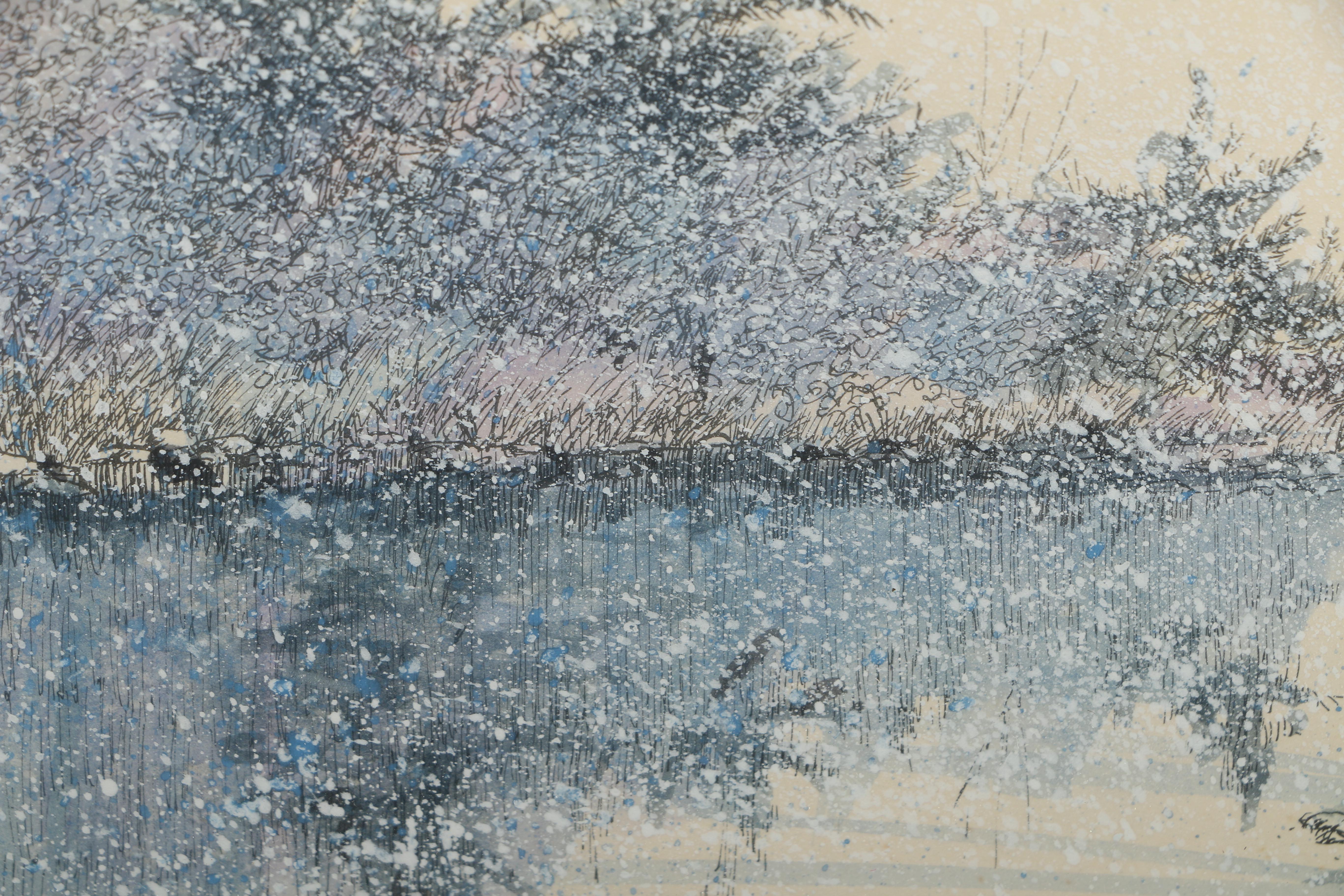 Limited Edition Hand-Colored Lithographs of Landscapes