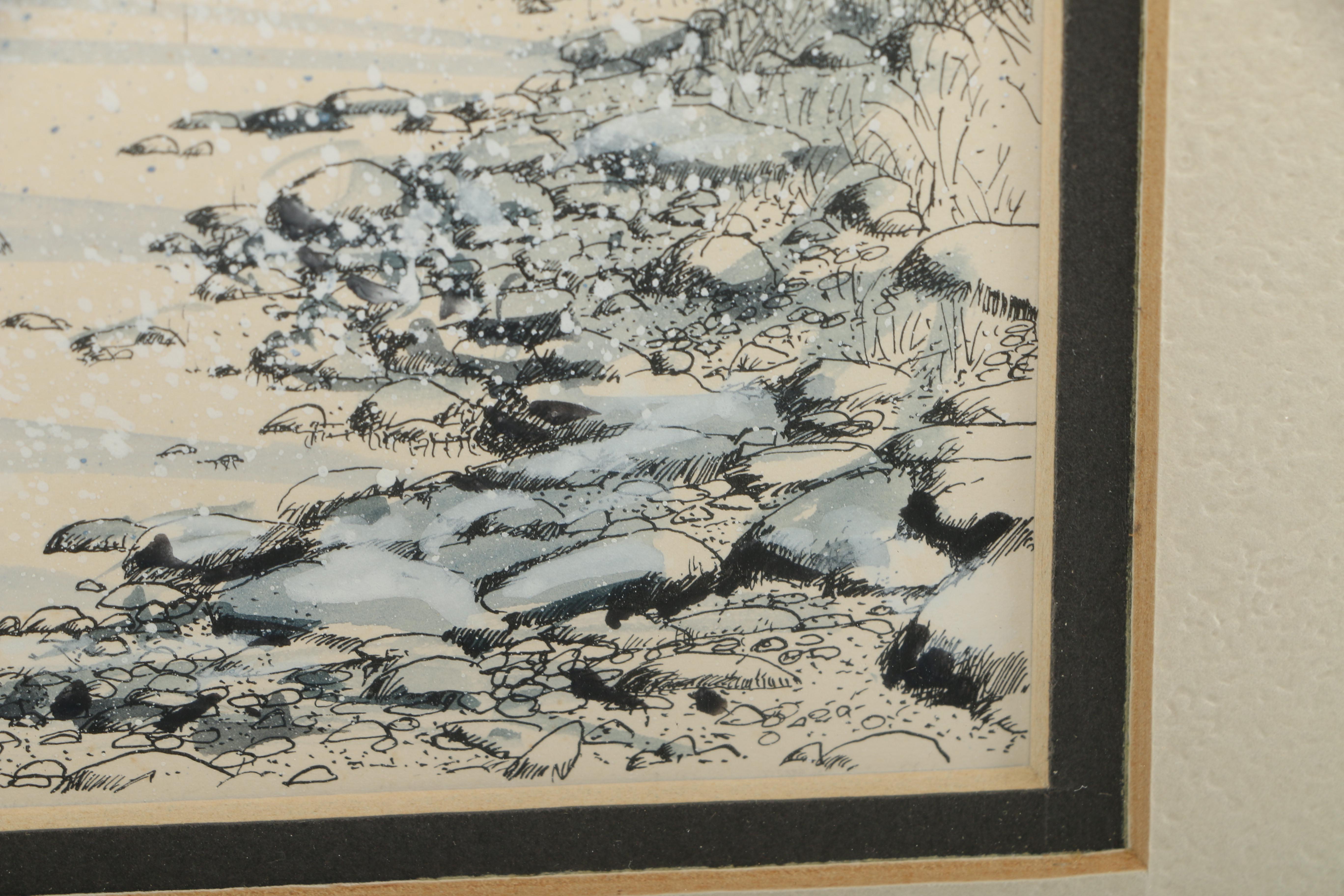 Limited Edition Hand-Colored Lithographs of Landscapes