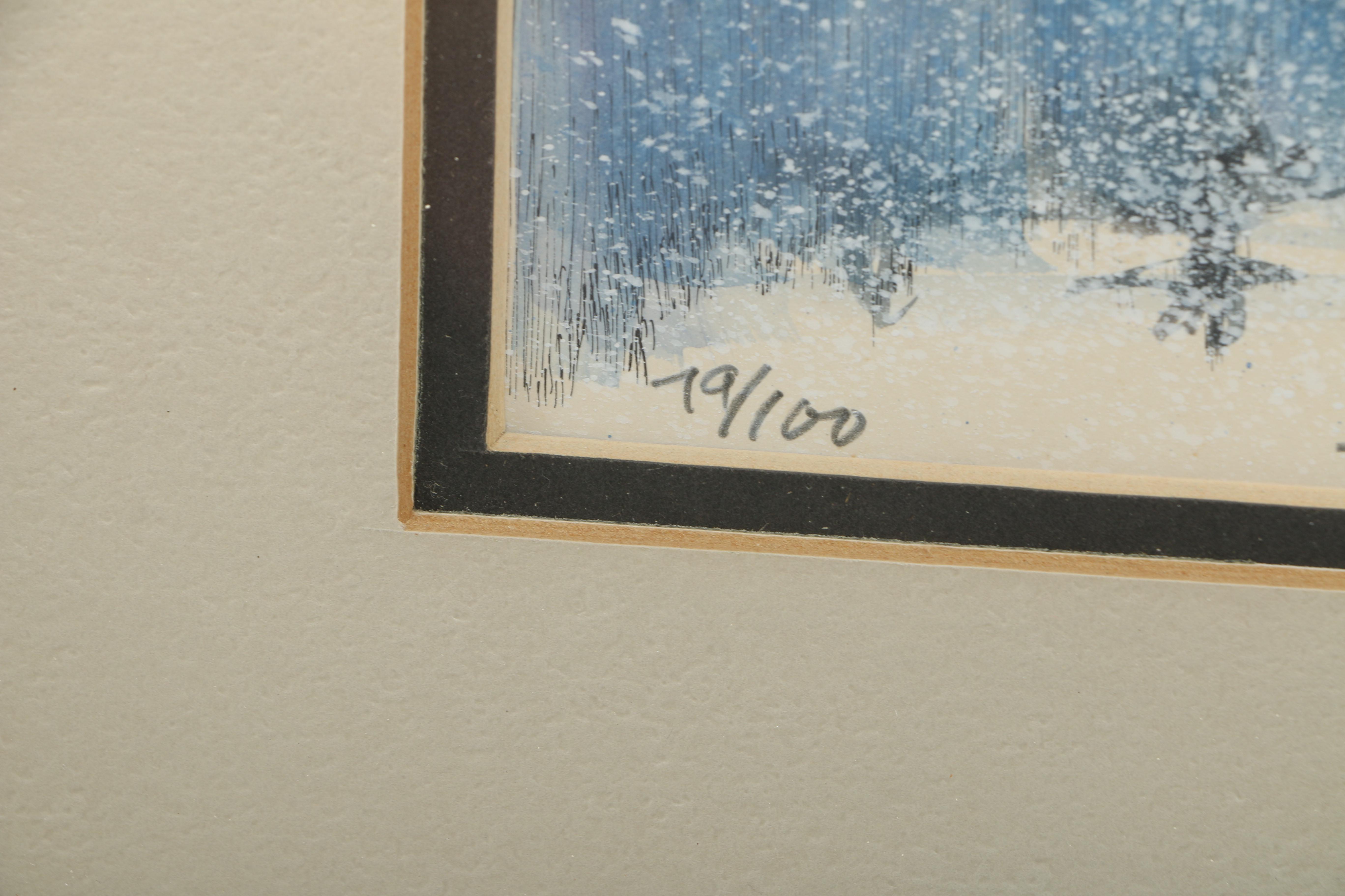 Limited Edition Hand-Colored Lithographs of Landscapes