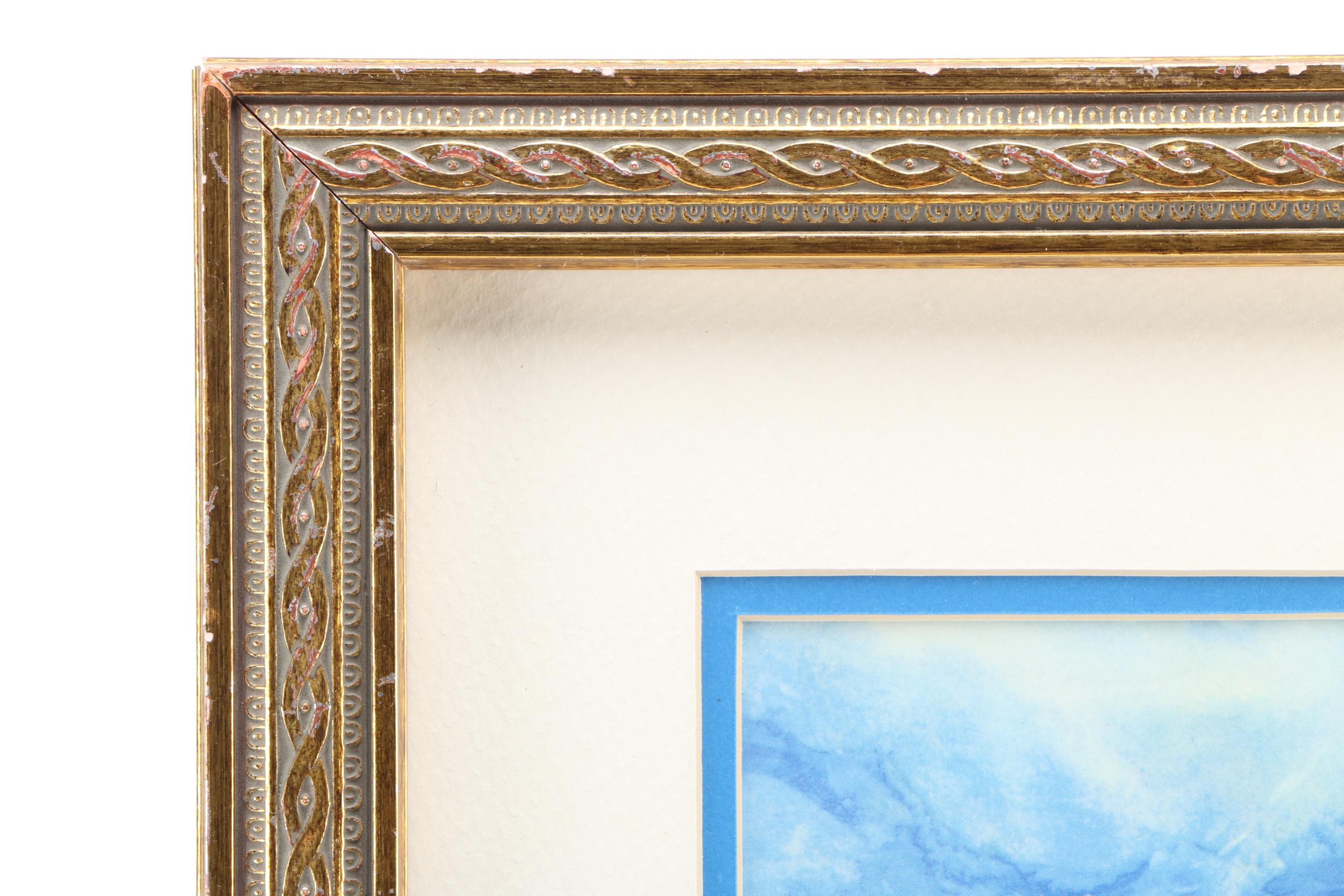 "Aleko and Zemphira by Moonlight" After Marc Chagall Offset Lithograph