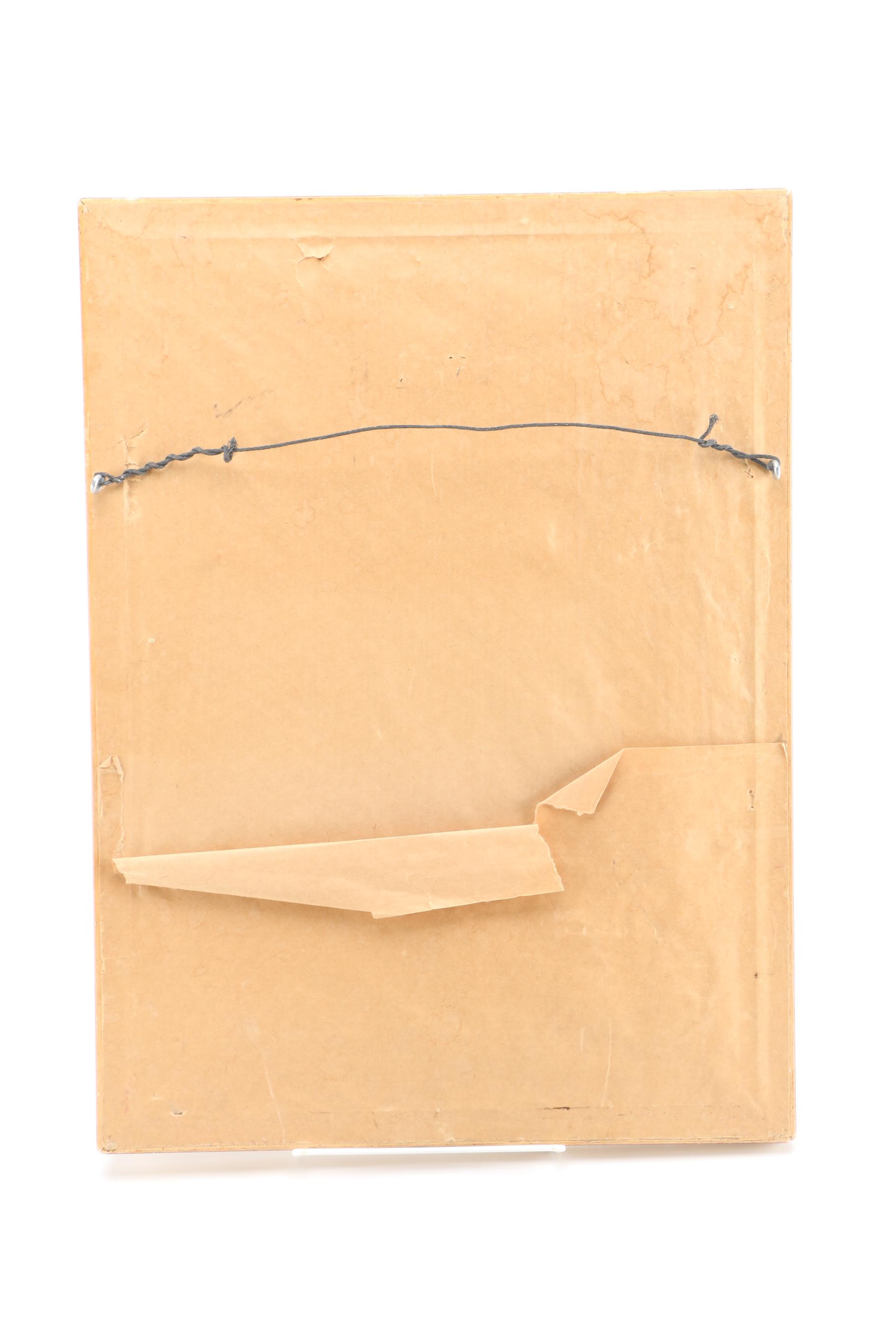 "Aleko and Zemphira by Moonlight" After Marc Chagall Offset Lithograph