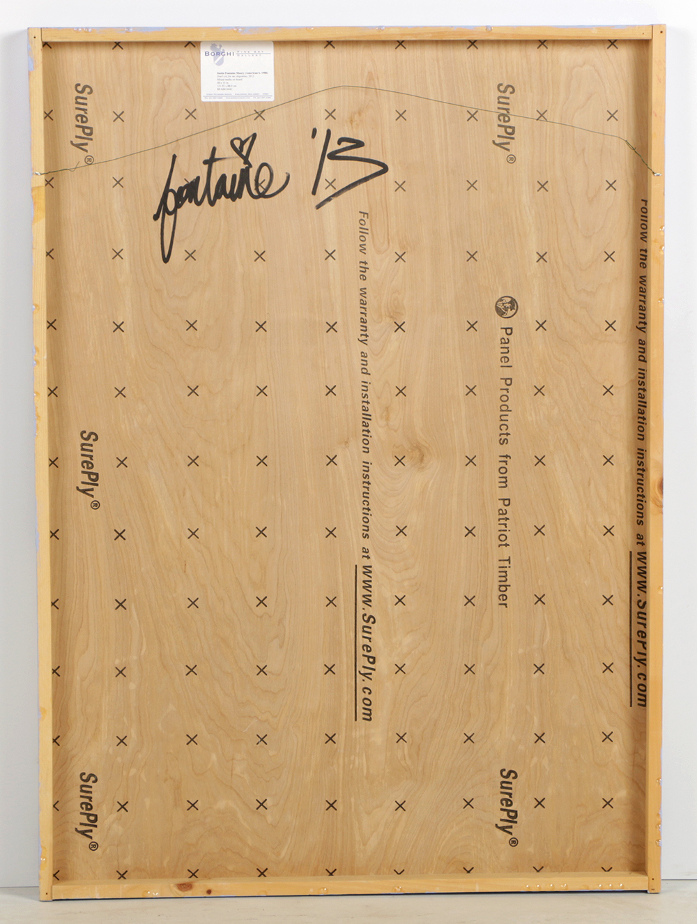 Justin Fontaine Maury Mixed Media "Don't Cry for Me Argentina"