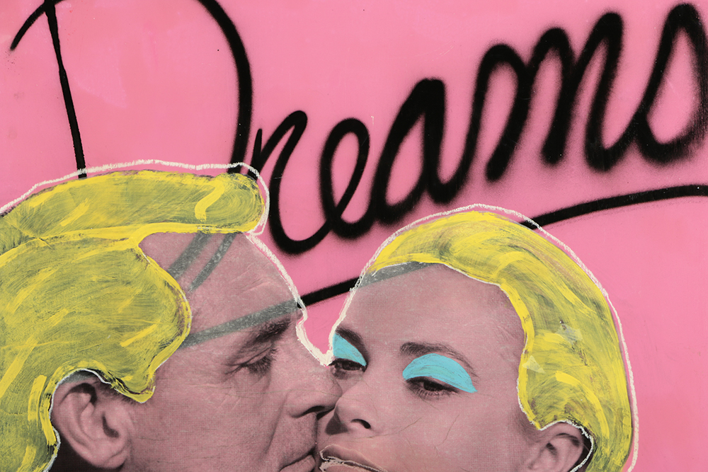 Justin Fontaine Maury Mixed Media on Wood "Dreams"