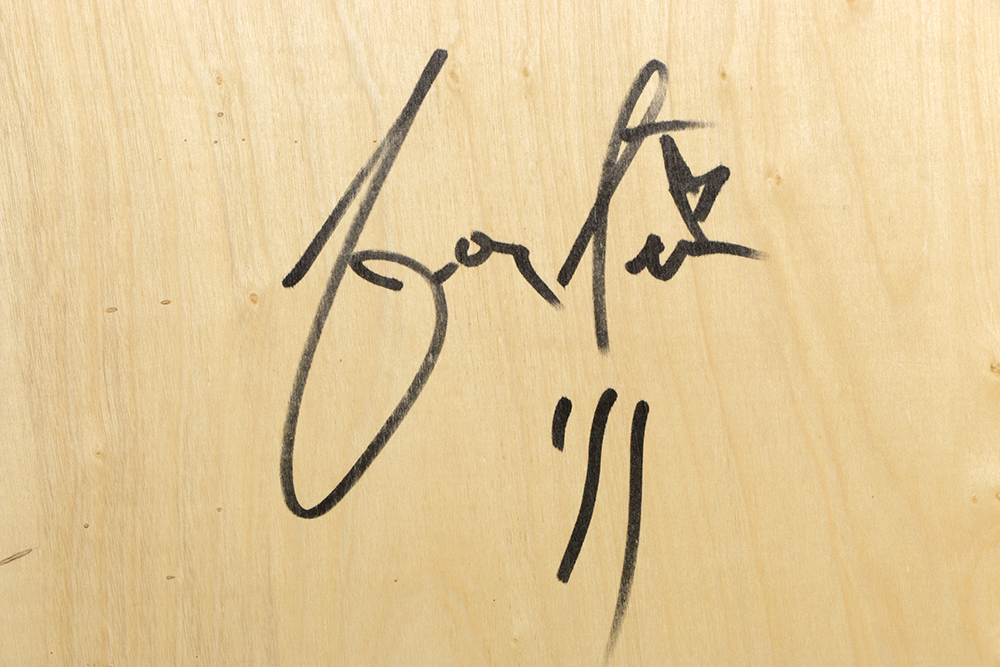 Justin Fontaine Maury Mixed Media on Wood "Dreams"