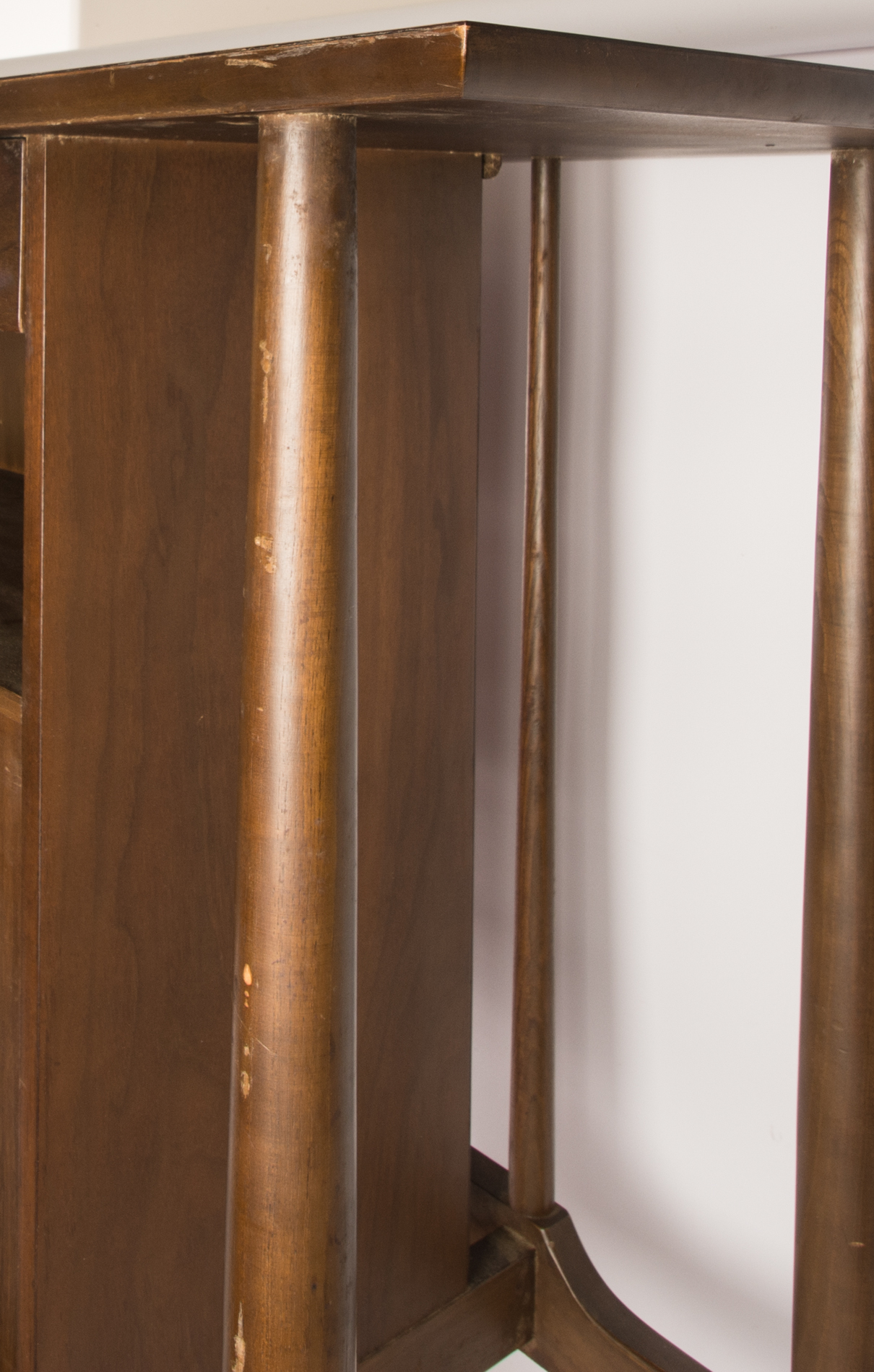 Mid Century Modern Rolling Bar Cart