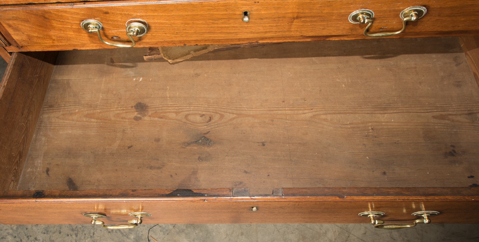 Antique English Walnut Slant Front Secretary