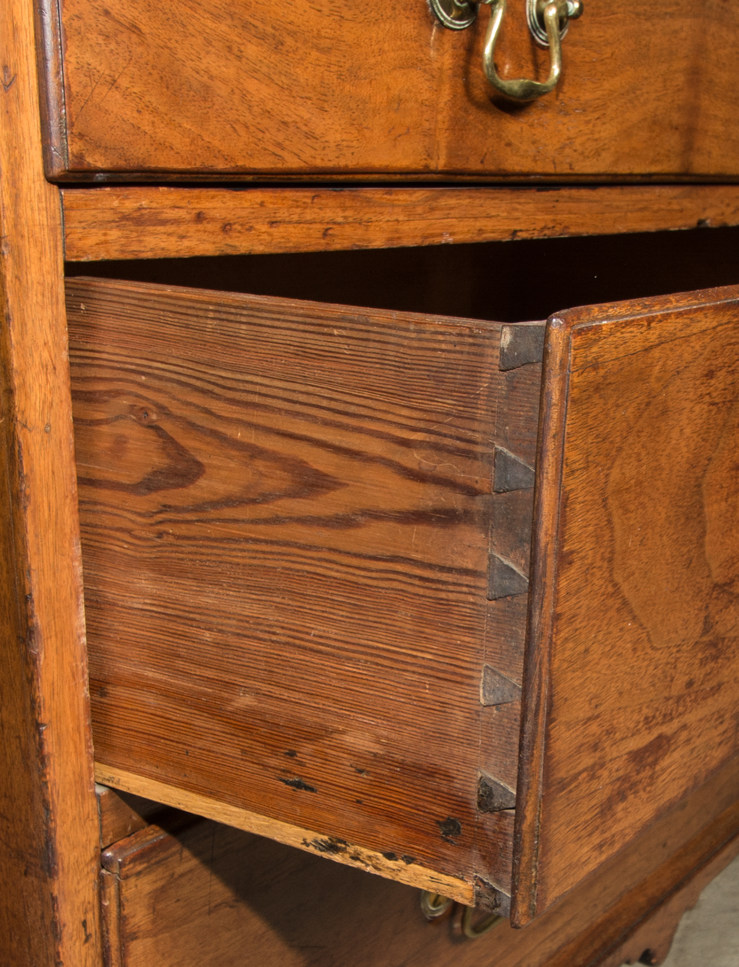 Antique English Walnut Slant Front Secretary