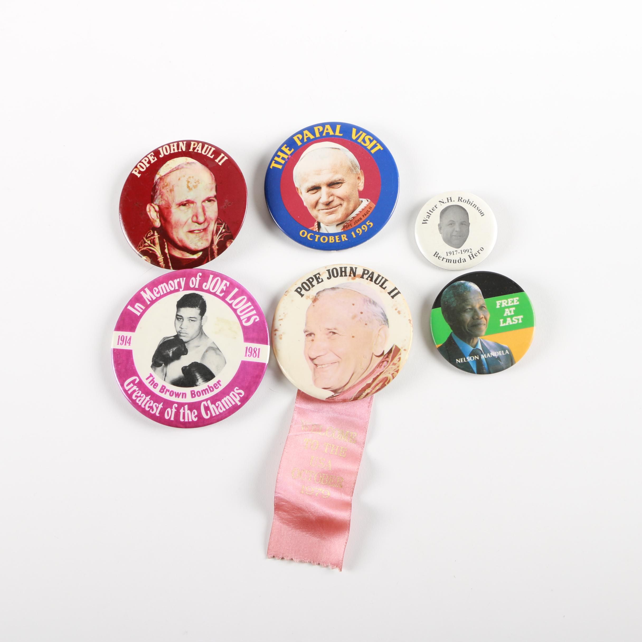 Vintage Political and Religious Buttons