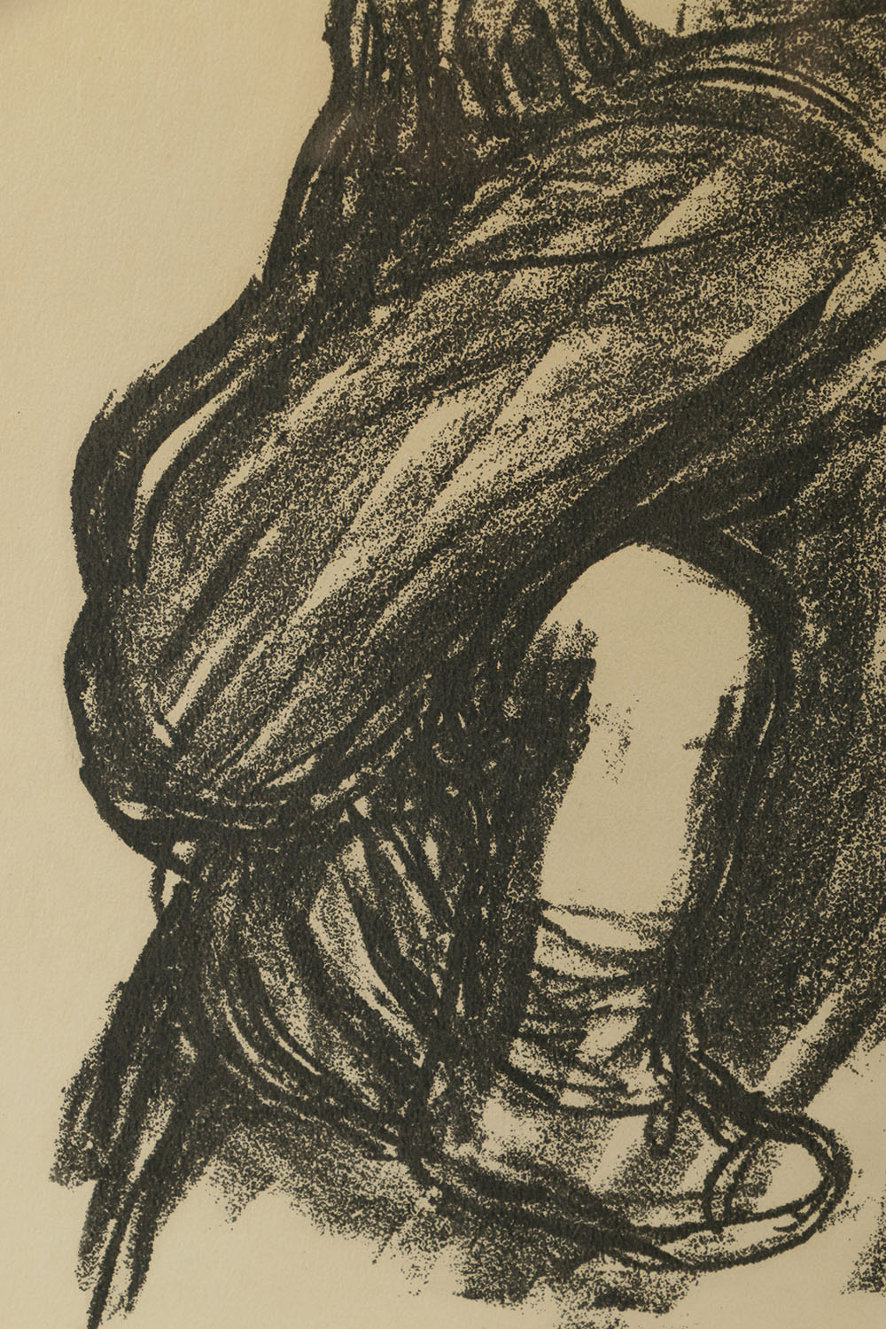 Offset Lithograph After Käthe Kollwitz's Original Drawing "Mother & Child"