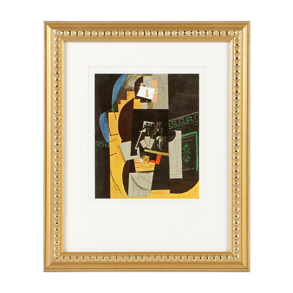 After Picasso Offset Lithograph on Paper "L'Homme aux cartes"