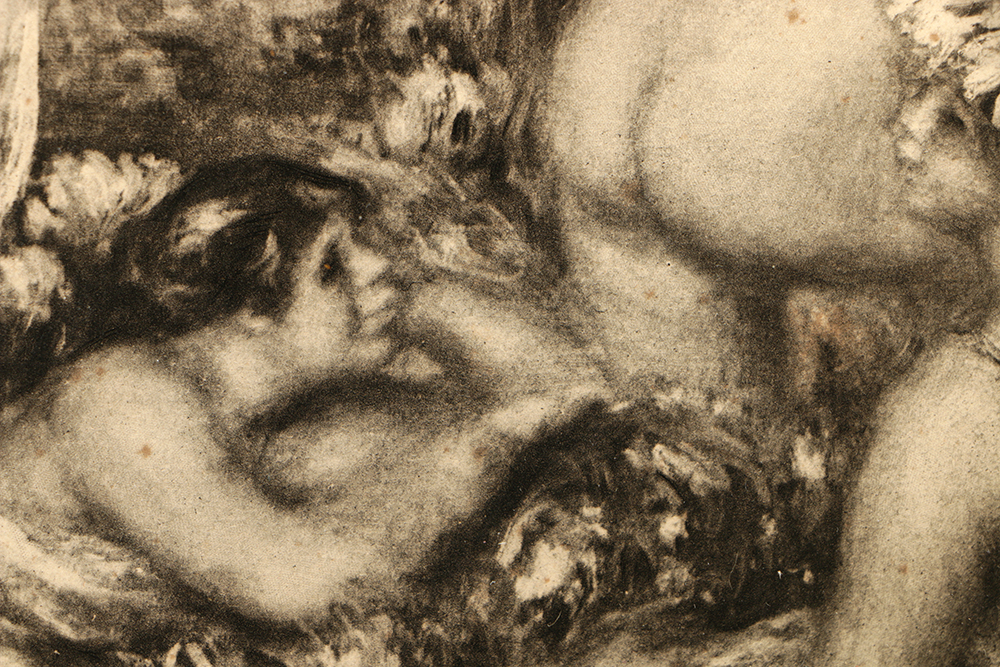 Soft Ground Etching on Paper after Renoir's "The Bathers"