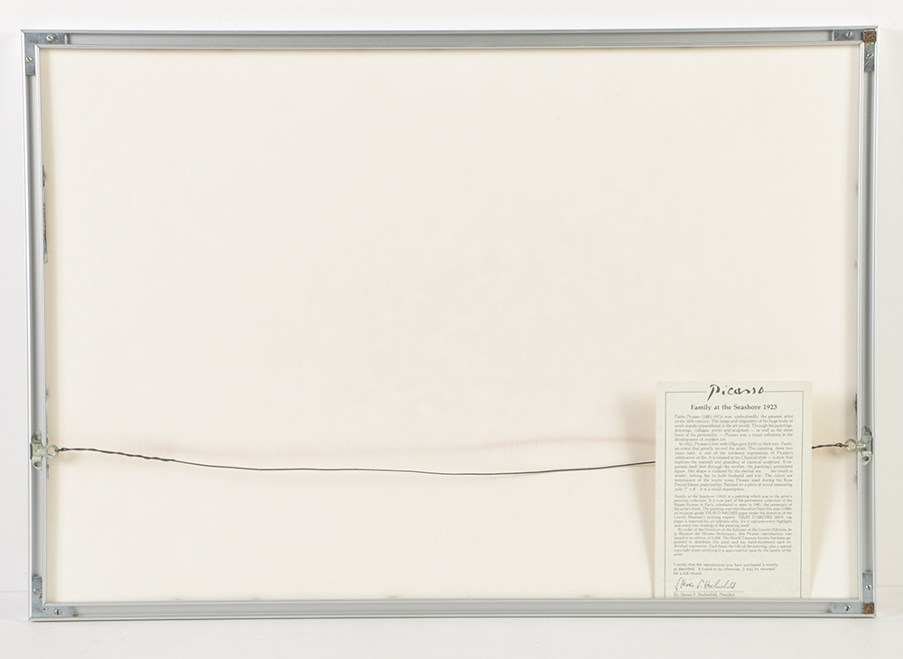 After Picasso Limited Edition Offset Lithograph "Famille au bord de la mer"