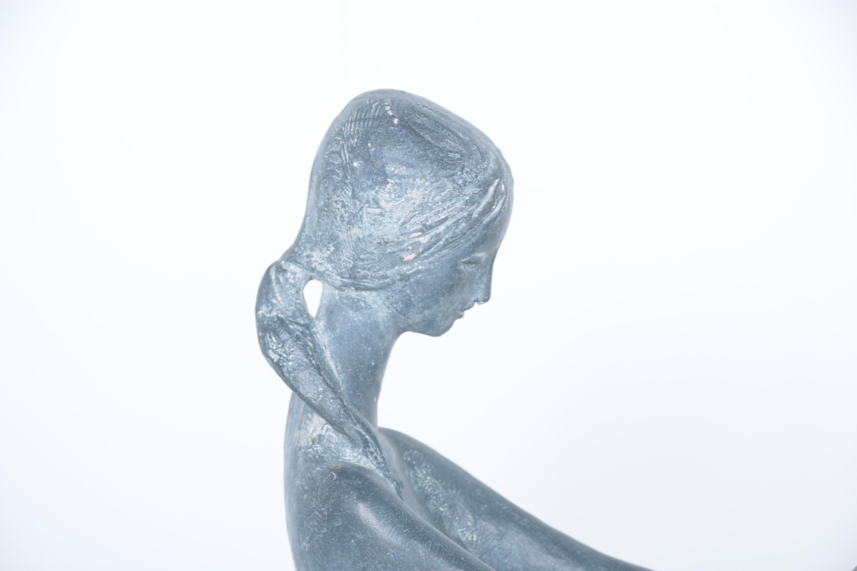 Kathy Kline Plaster Reproduction Sculpture "Mother and Child"