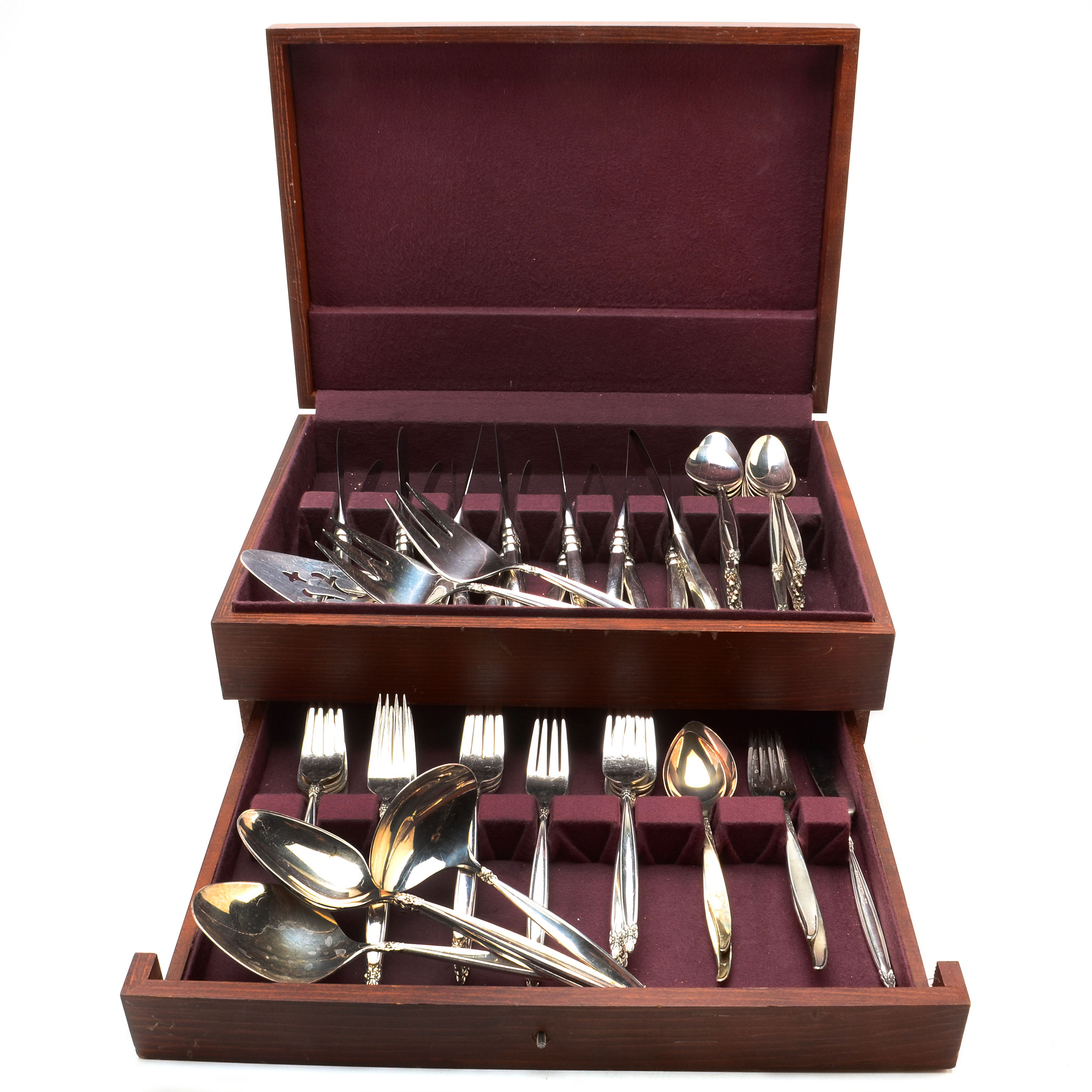 Rogers Bros. Silver Plate Flatware Set