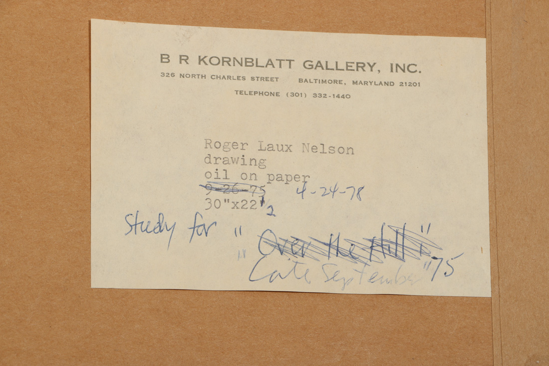 Roger Laux Nelson Oil Painting Study "Late September"