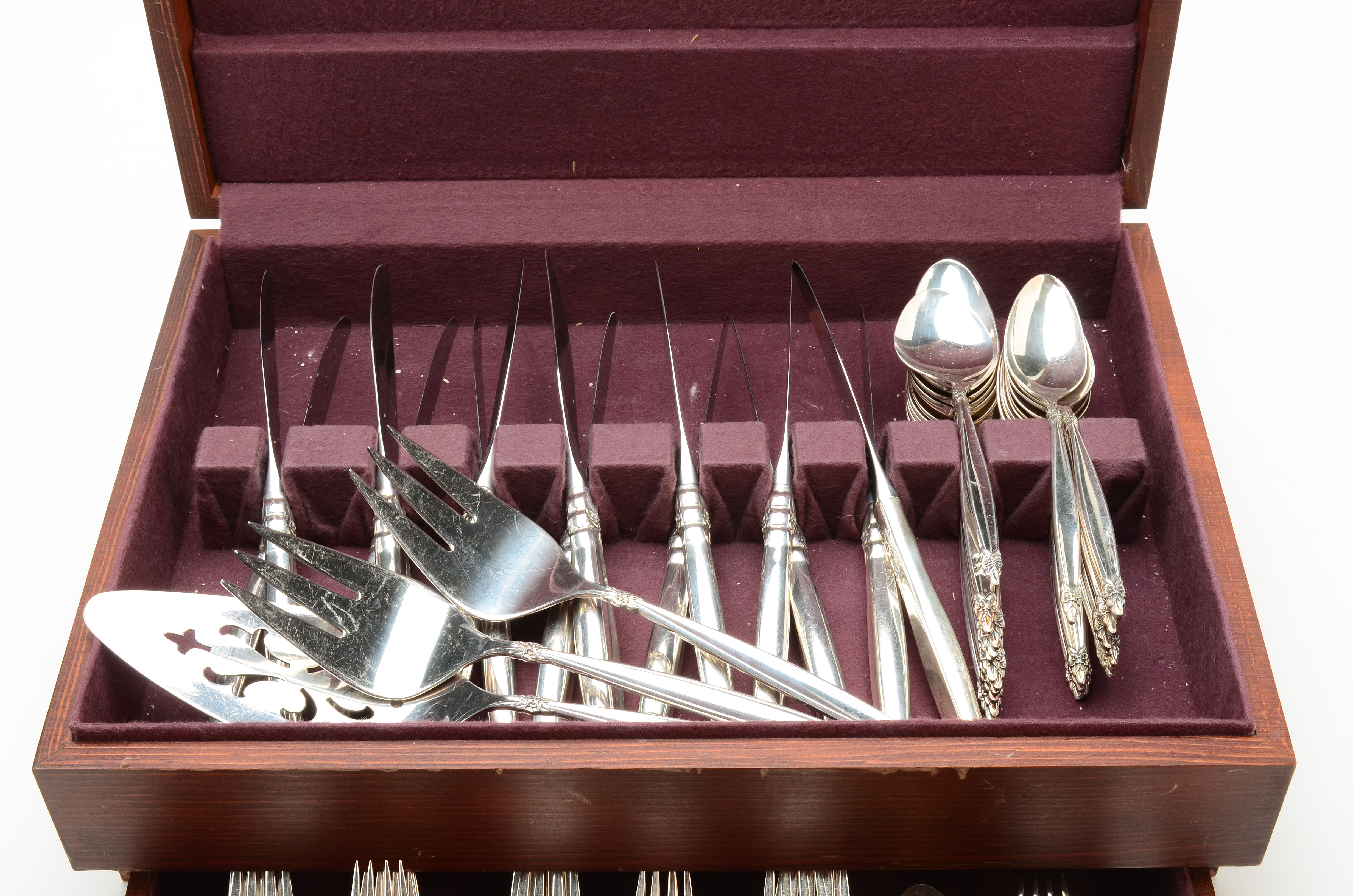 Rogers Bros. Silver Plate Flatware Set