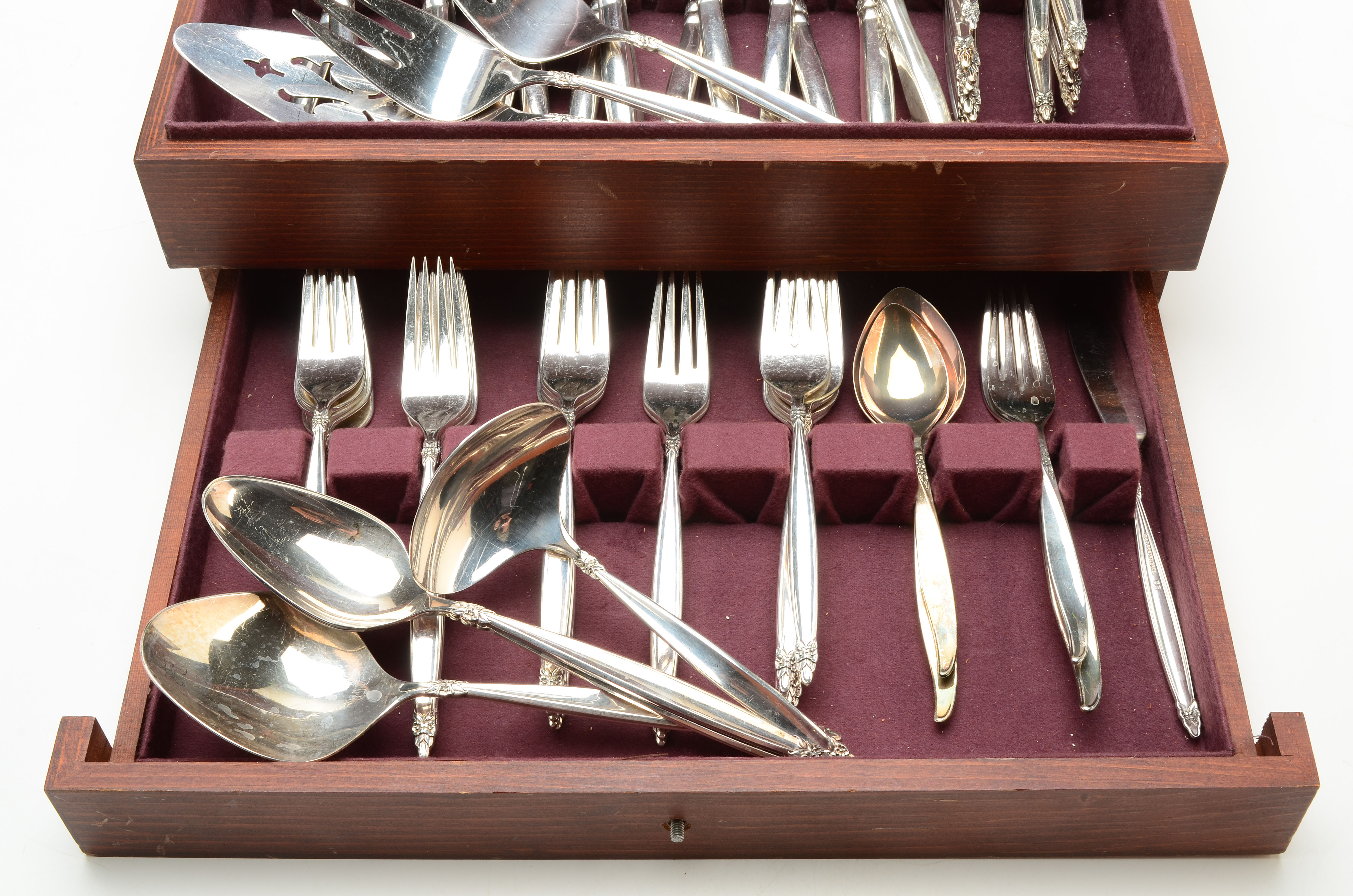 Rogers Bros. Silver Plate Flatware Set