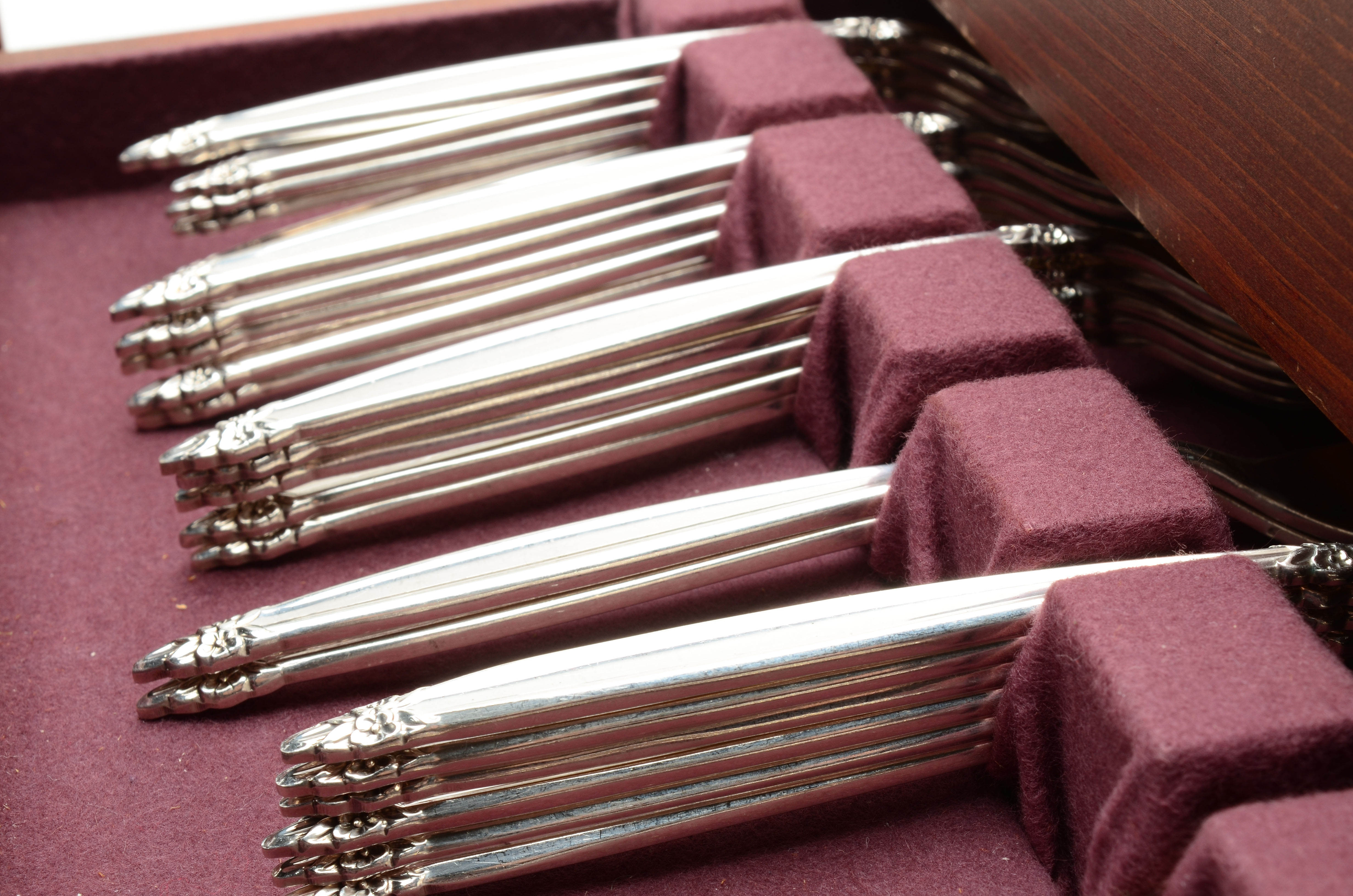 Rogers Bros. Silver Plate Flatware Set