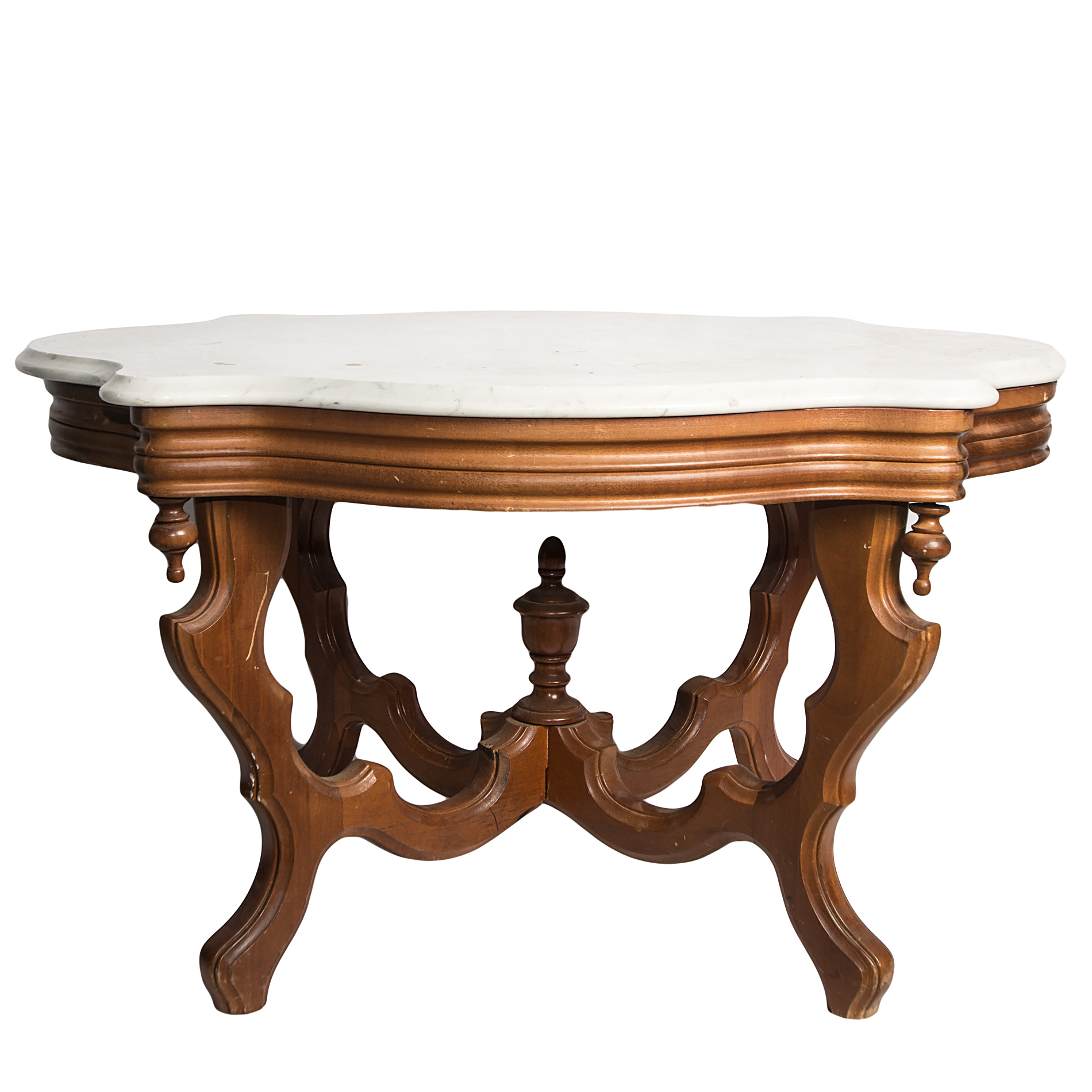 Victorian Style Marble Topped Table
