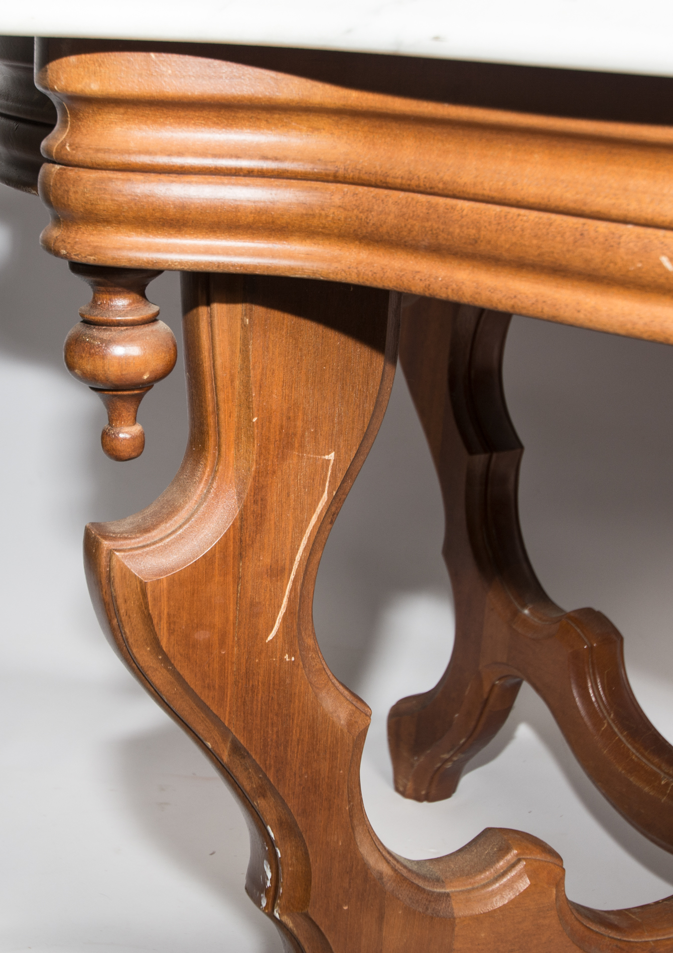 Victorian Style Marble Topped Table