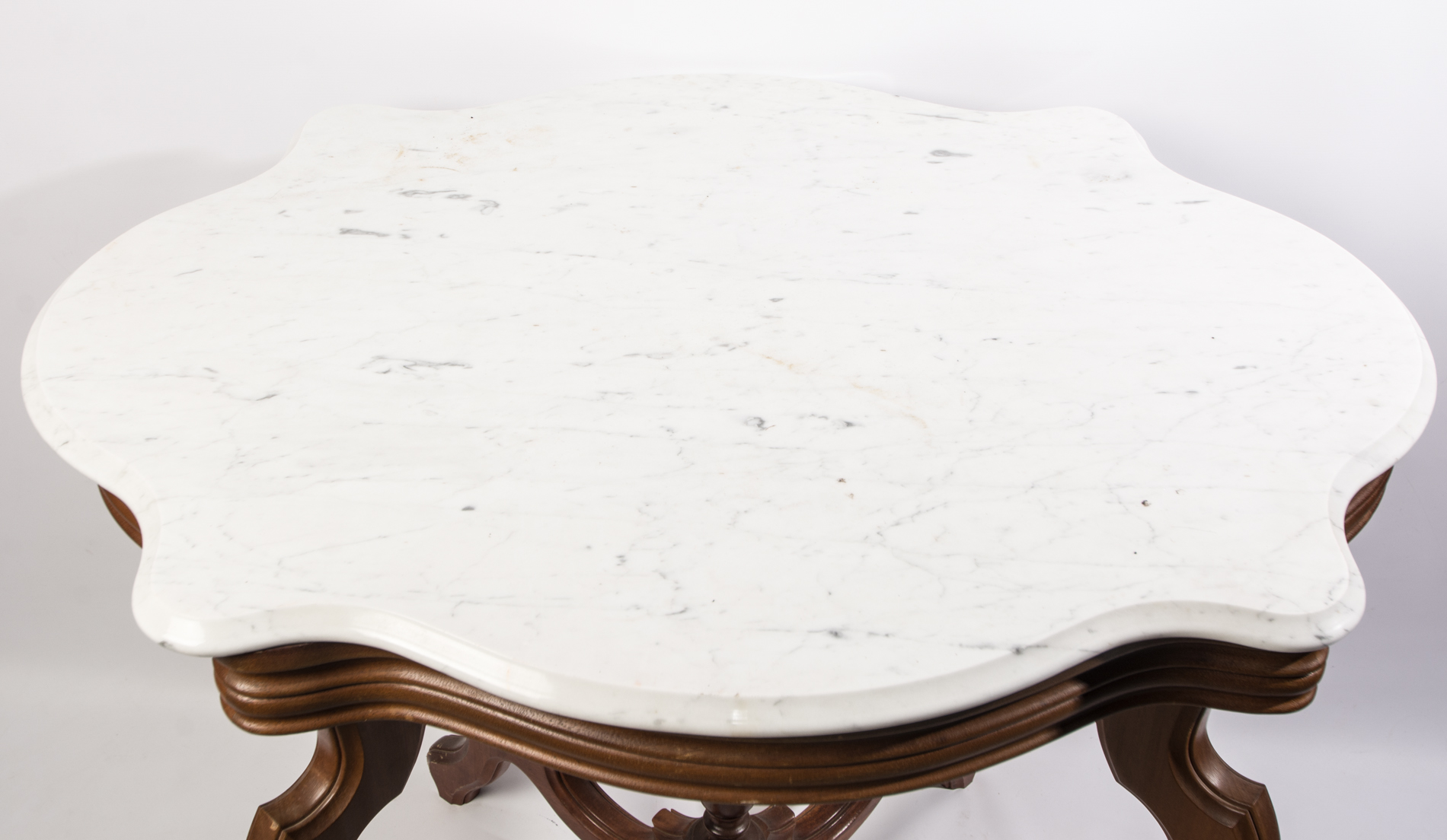 Victorian Style Marble Topped Table