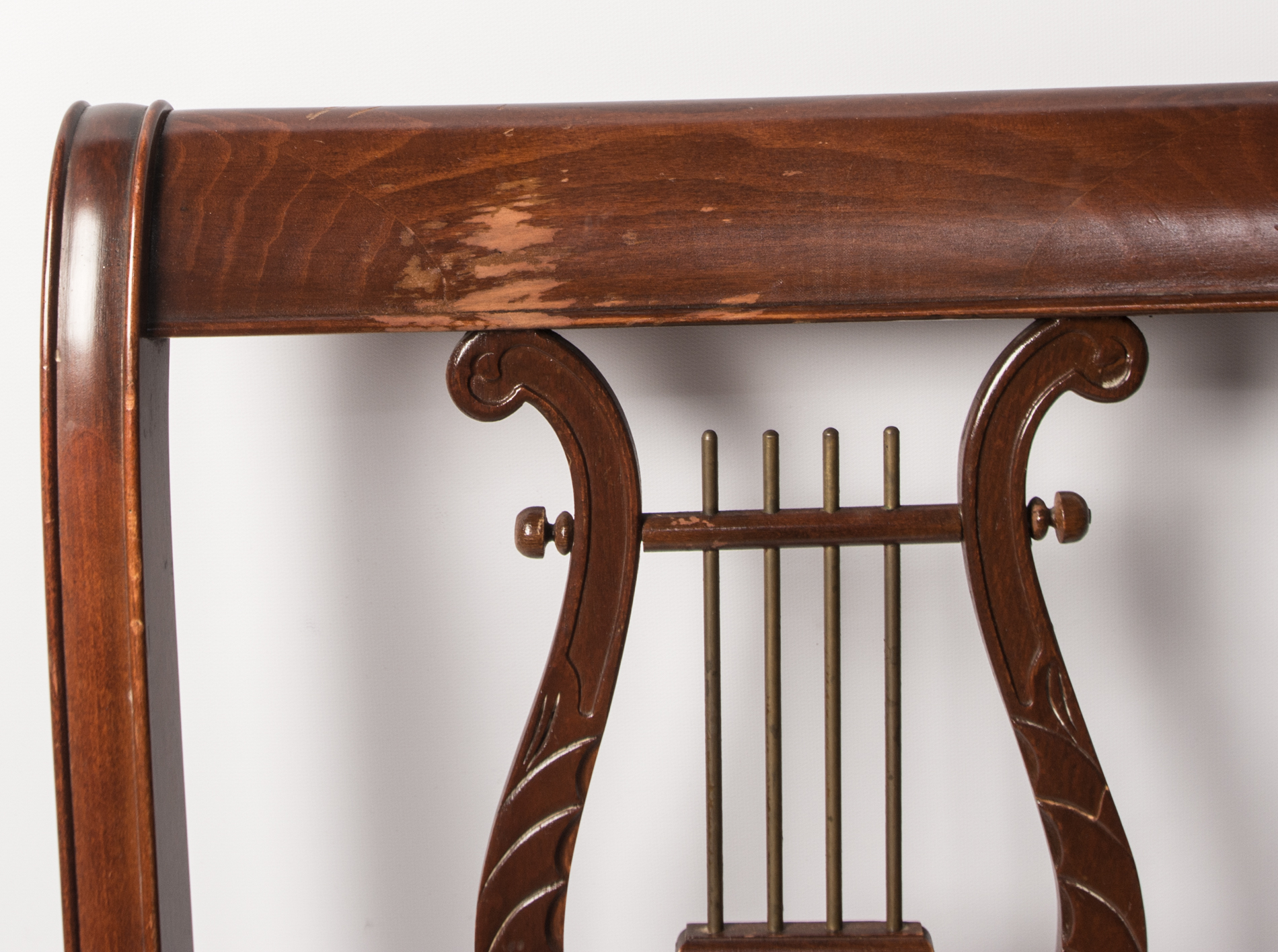 Antique Lyre Back Dining Chairs