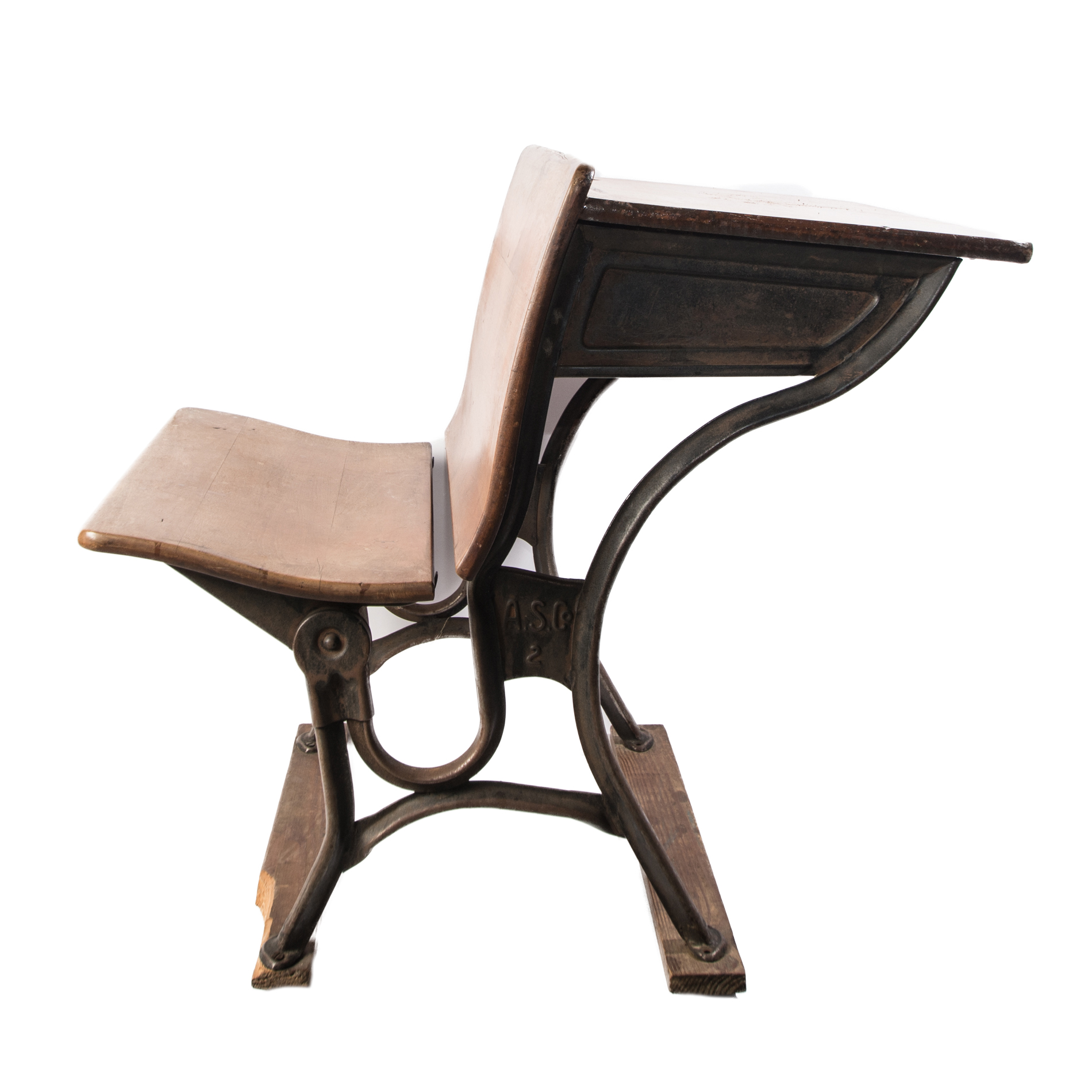 Antique American Seating Company #2 School Desk