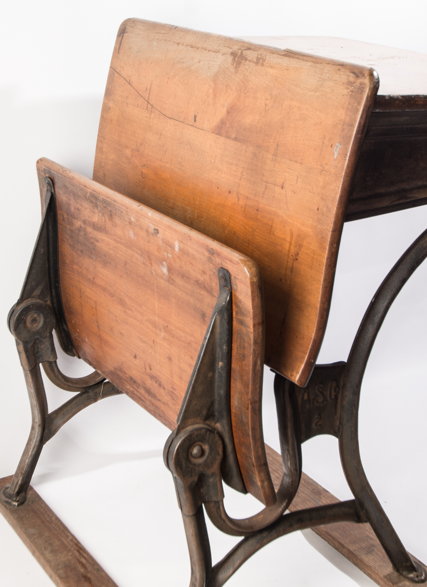 Antique American Seating Company #2 School Desk