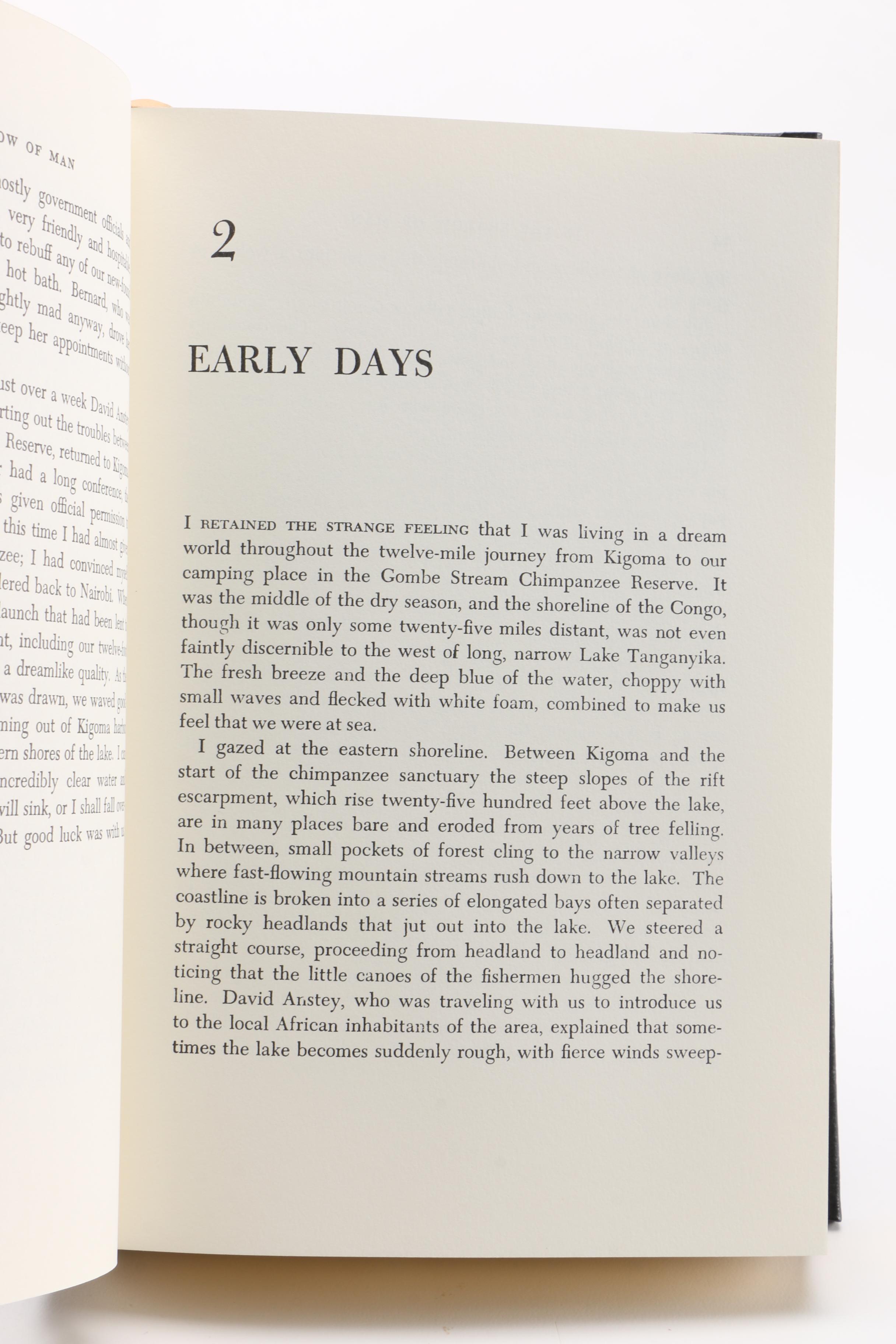 "In the Shadow of Man" Signed Edition by Jane Goodall