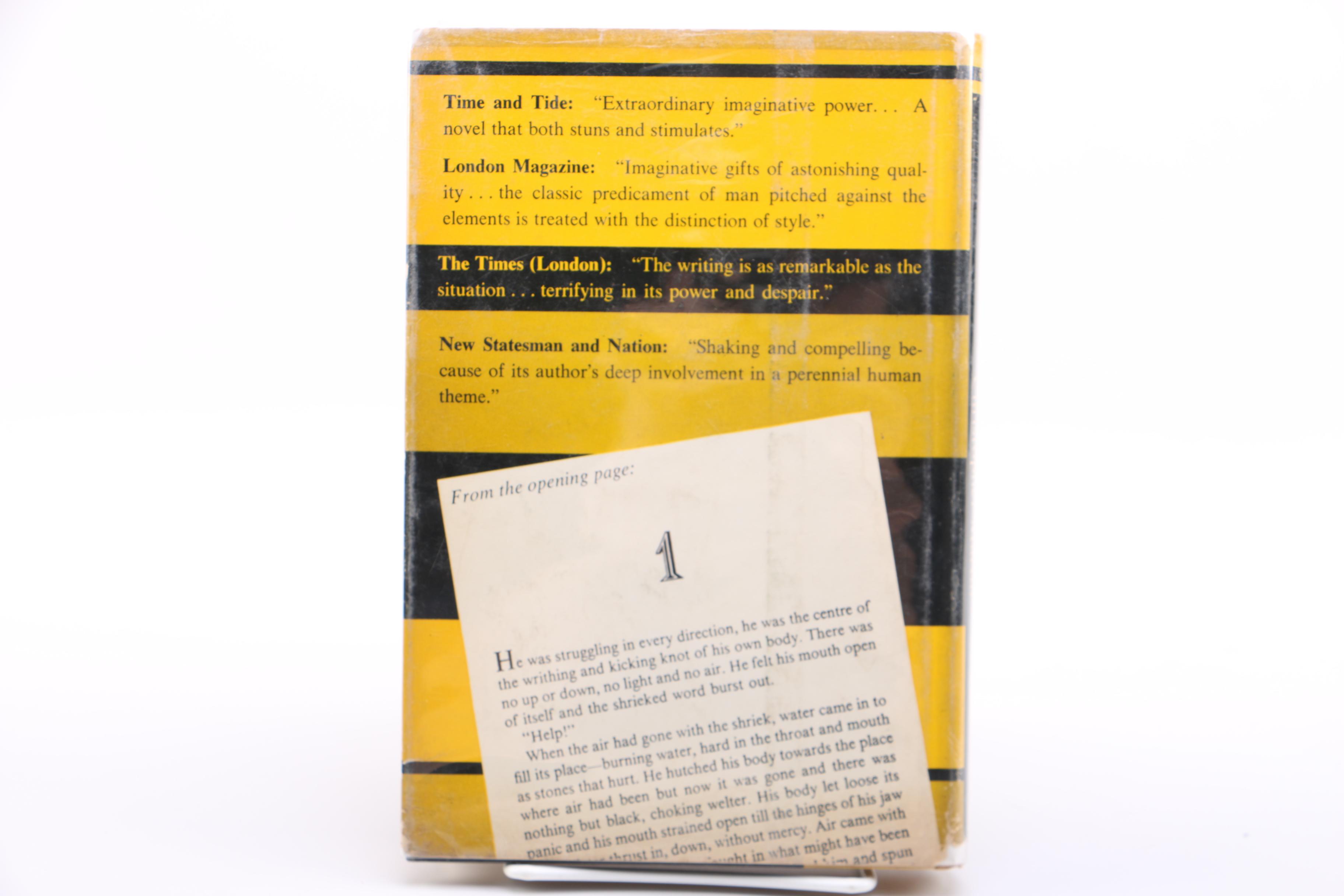 1956 First American Edition "The Two Deaths Of Christopher Martin" by William Golding