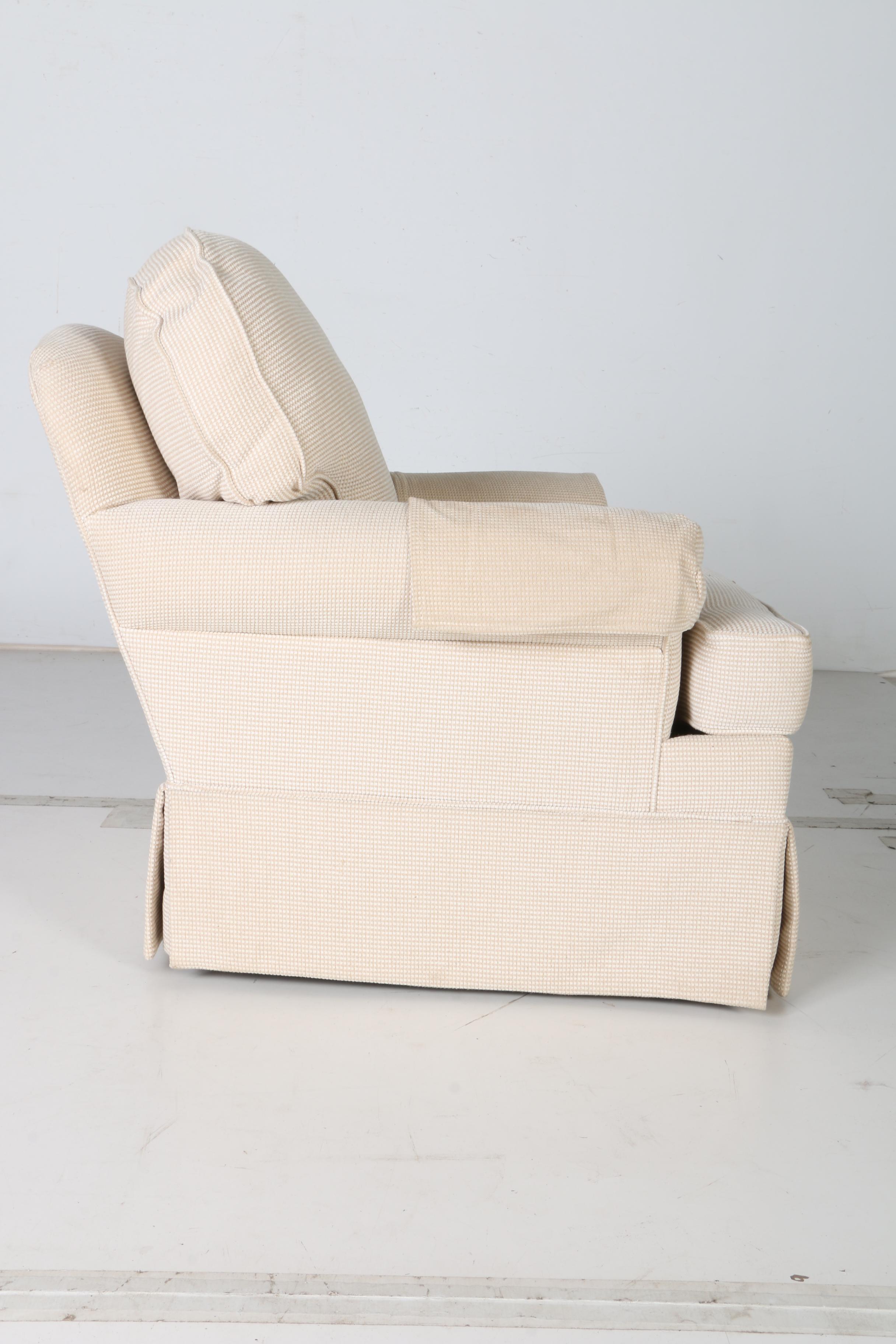 Ethan Allen Swivel Rocking Club Chair