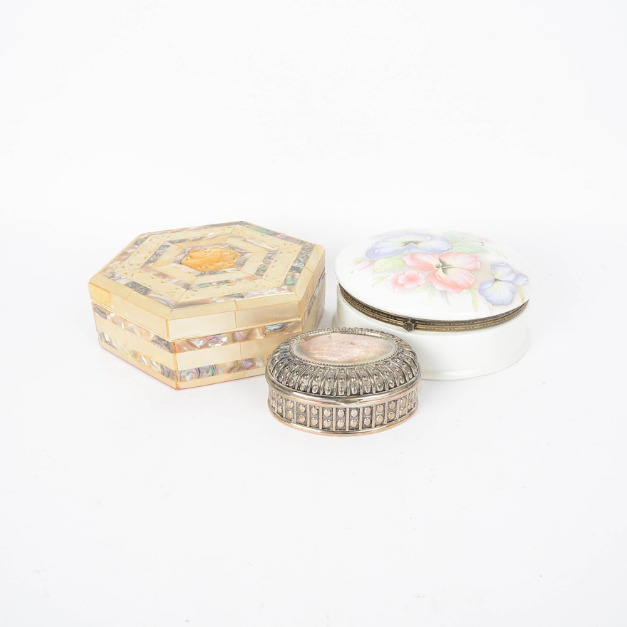 Grouping of Trinket Boxes