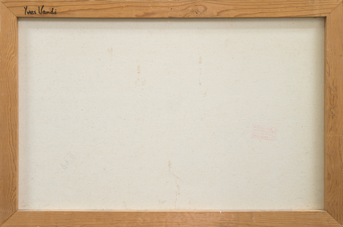 Yves Vandi Oil Painting on Canvas "Gathering Flowers in Brittany"