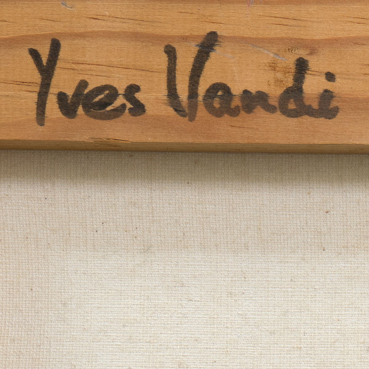 Yves Vandi Oil Painting on Canvas "Gathering Flowers in Brittany"