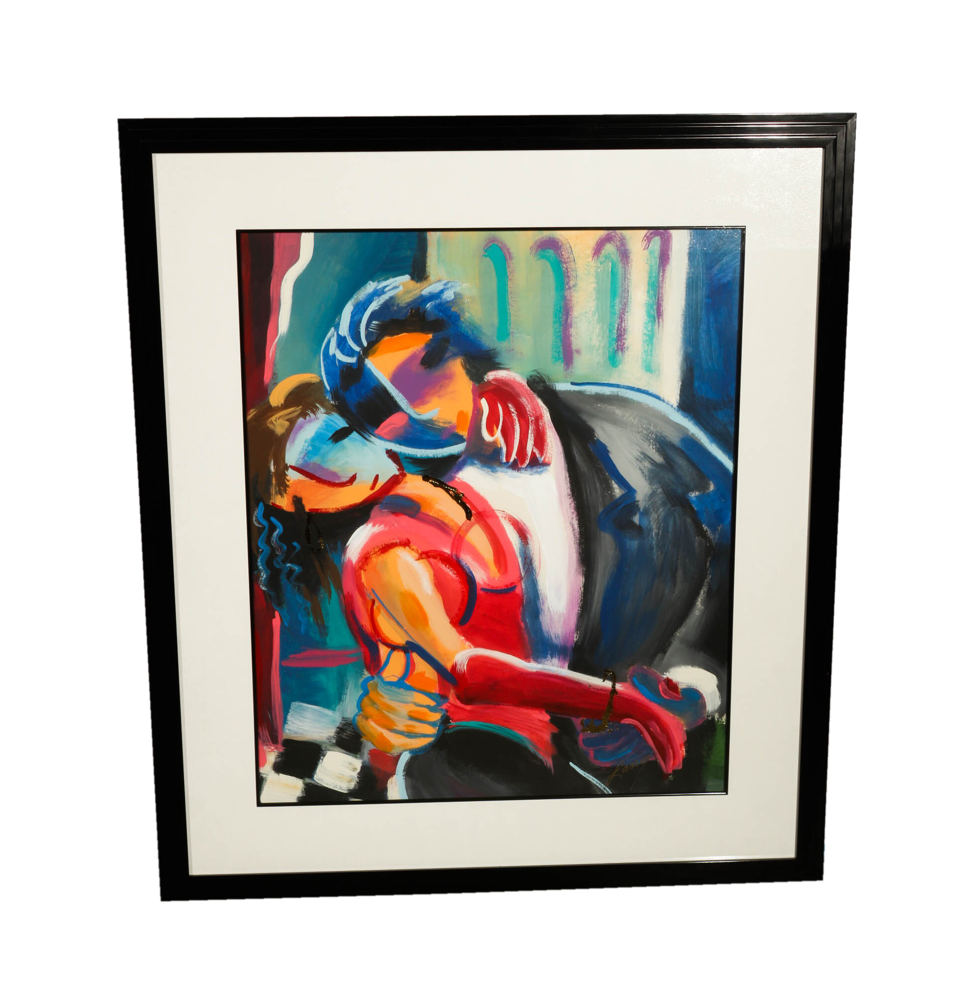 Framed Colorist Print "Dancers"