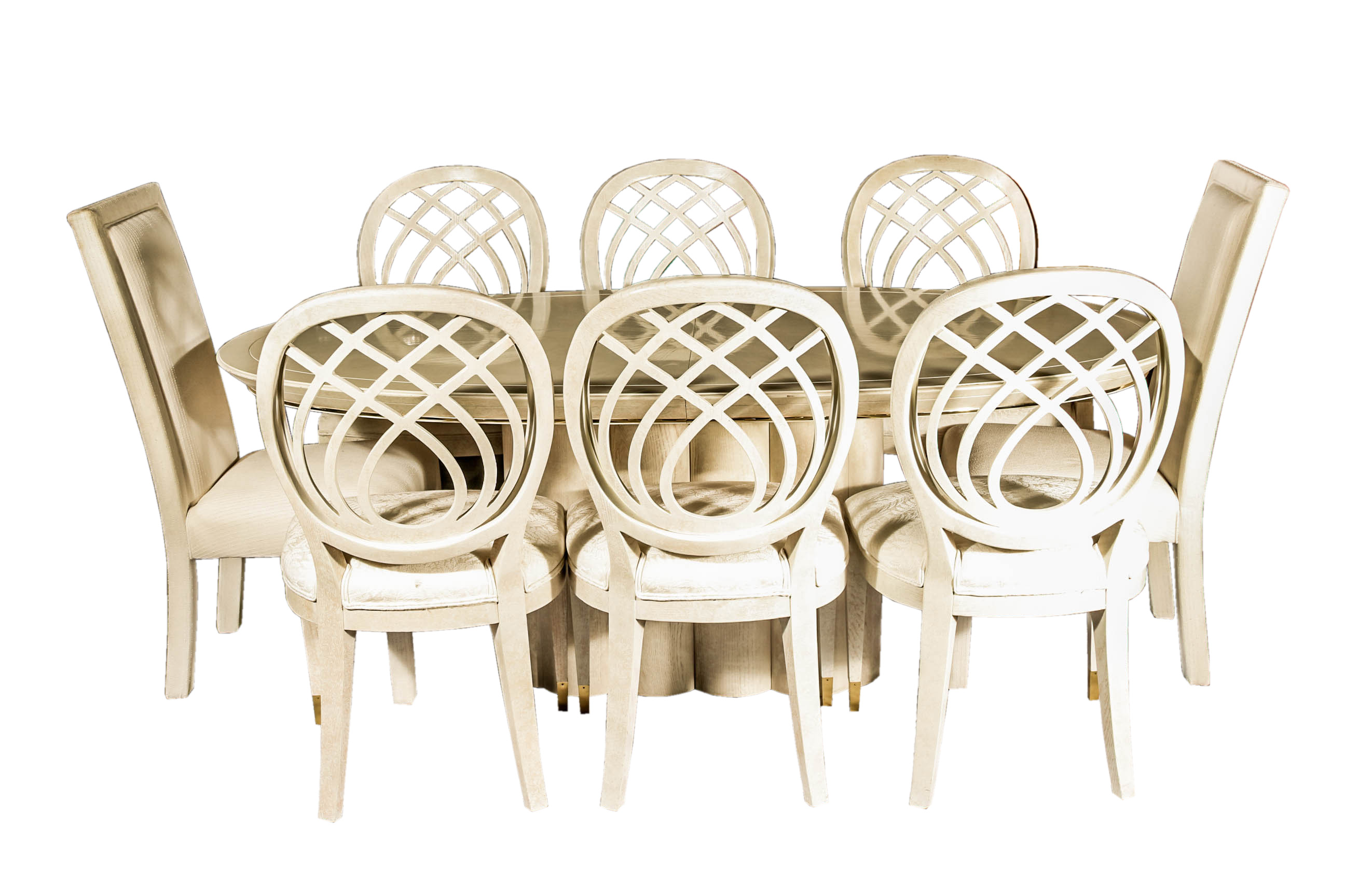 Henredon Dining Room Table and Eight Chairs