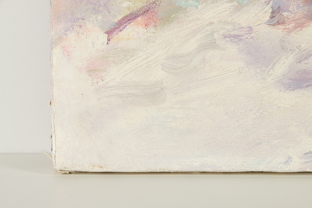 Mae Connor Oil Painting on Canvas of Wintry Landscape