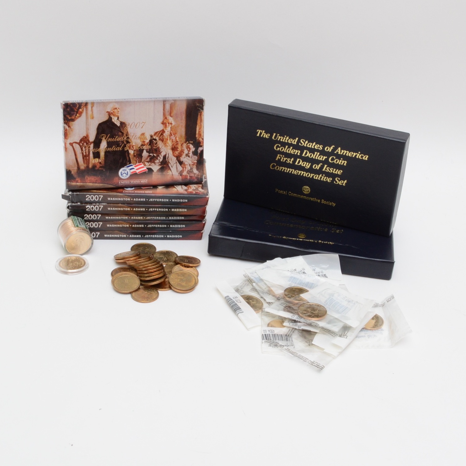 Collection of Proof and Uncirculated U.S. $1 Modern Coins