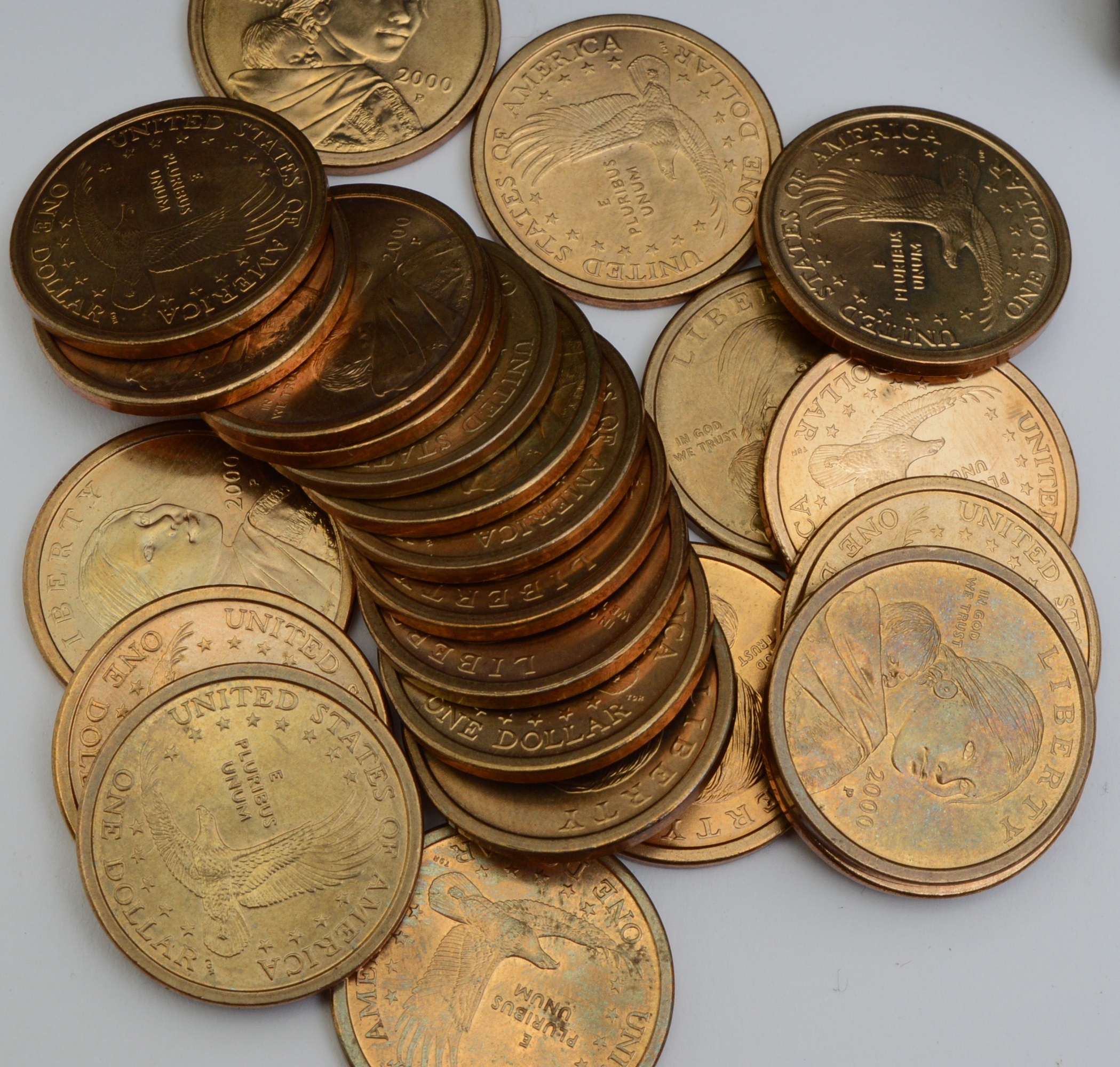 Collection of Proof and Uncirculated U.S. $1 Modern Coins