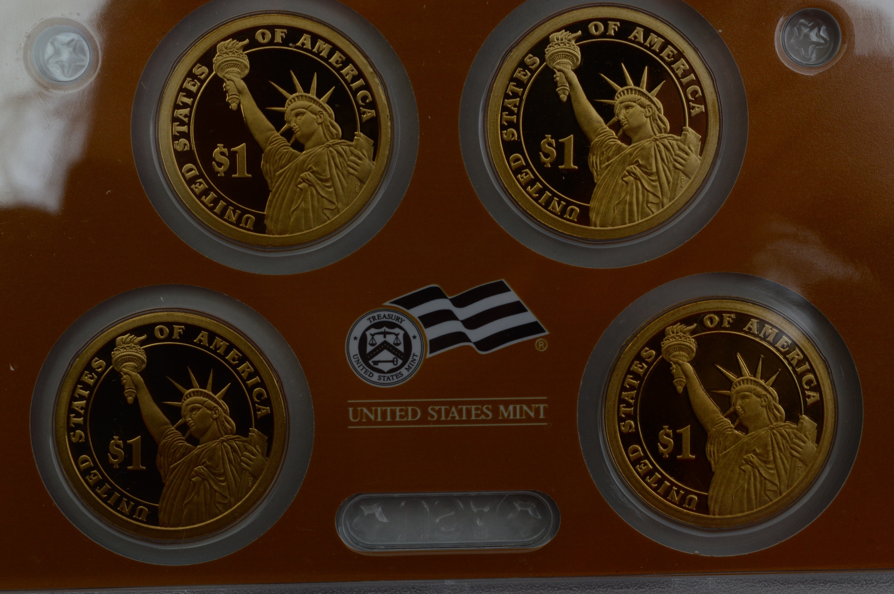 Collection of Proof and Uncirculated U.S. $1 Modern Coins